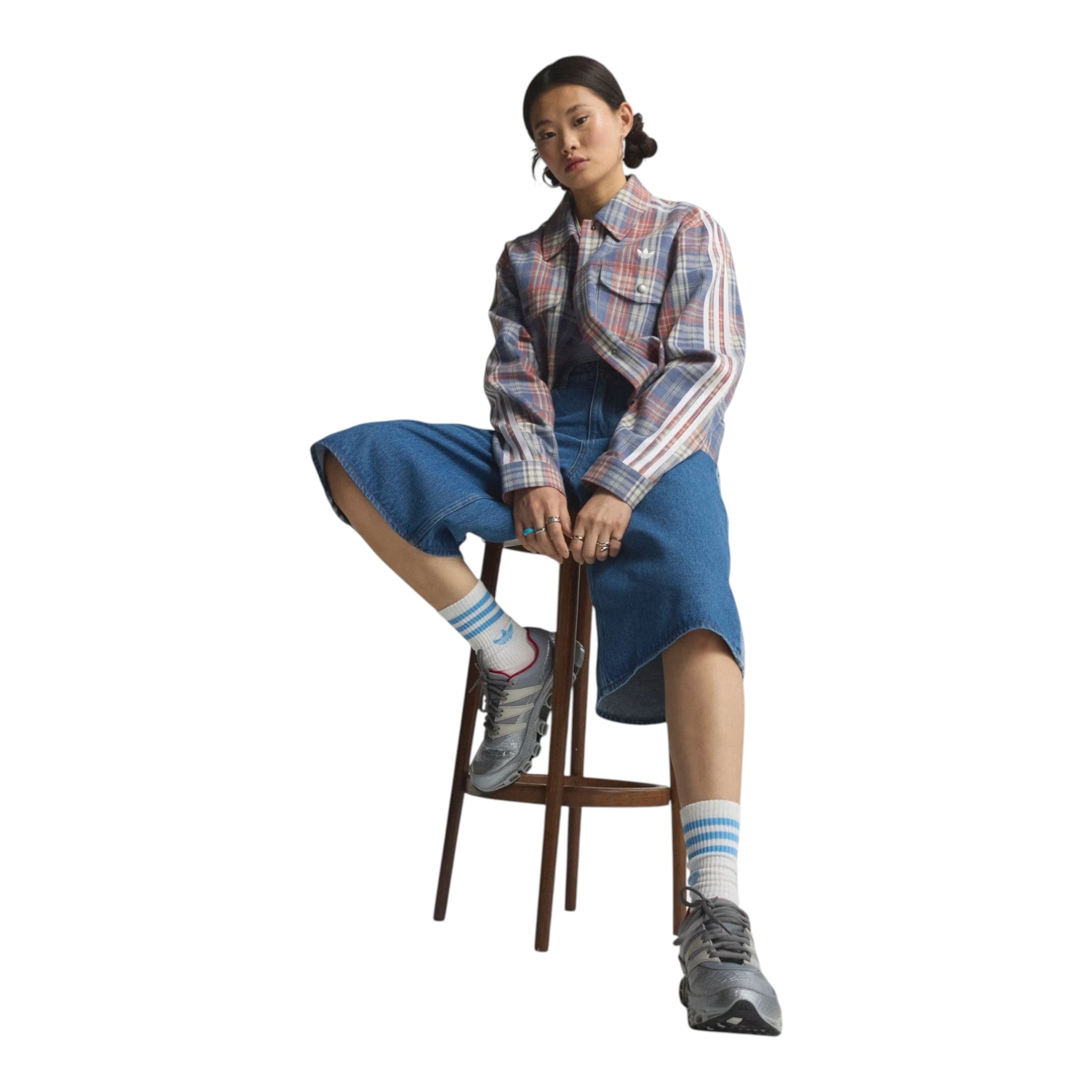 Adidas Firebird Jorts Denim