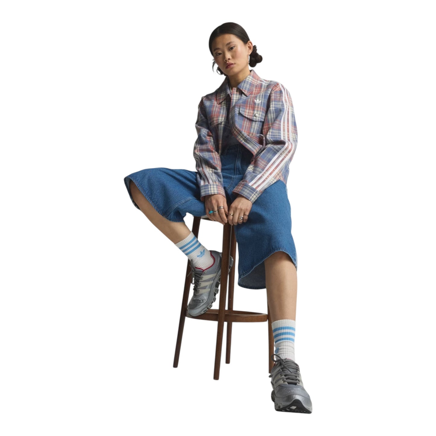 ADIDAS FIREBIRD JORTS DENIM