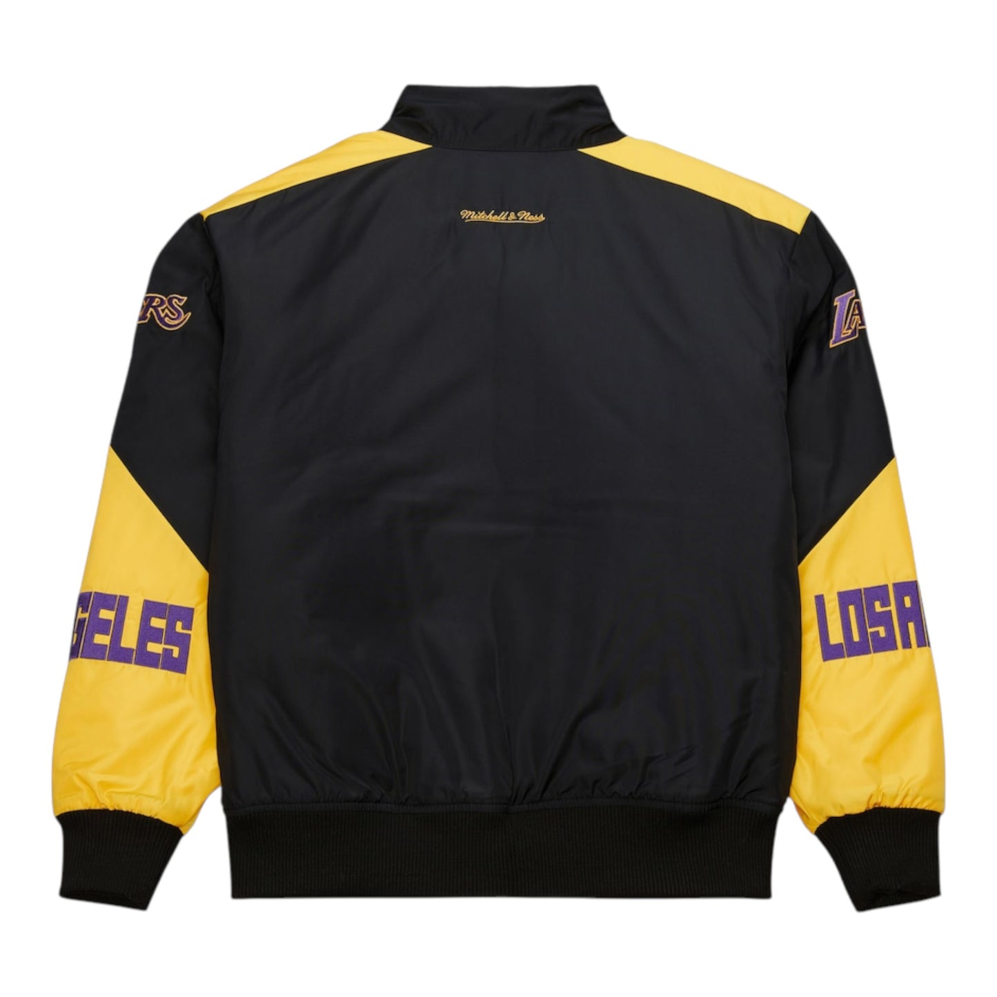 MITCHELL & NESS LOS ANGELES LAKERS SPEEDWAY NYLON VARSITY JACKET