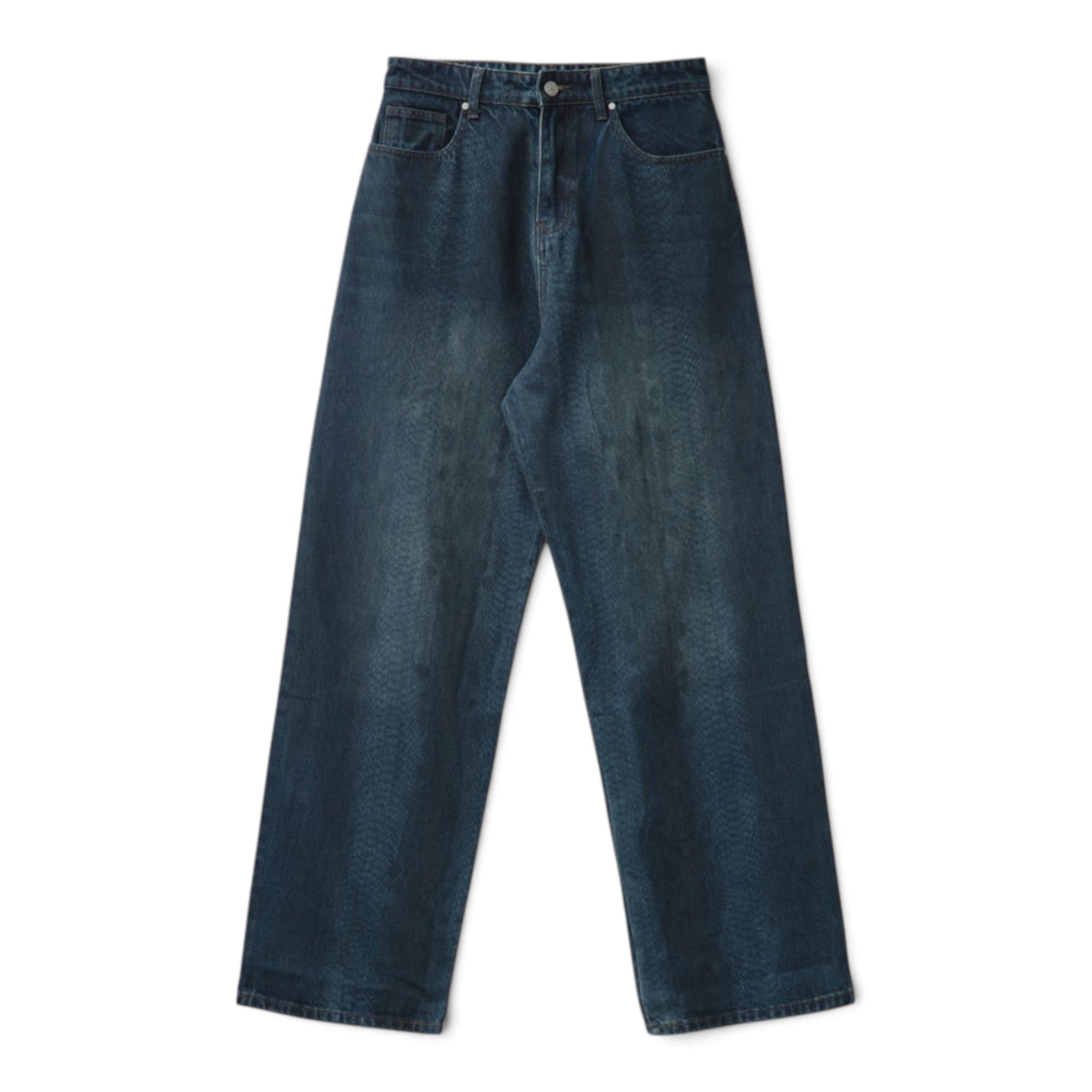 Basketcase Gallery Lax Baggy Denim Snakeskin