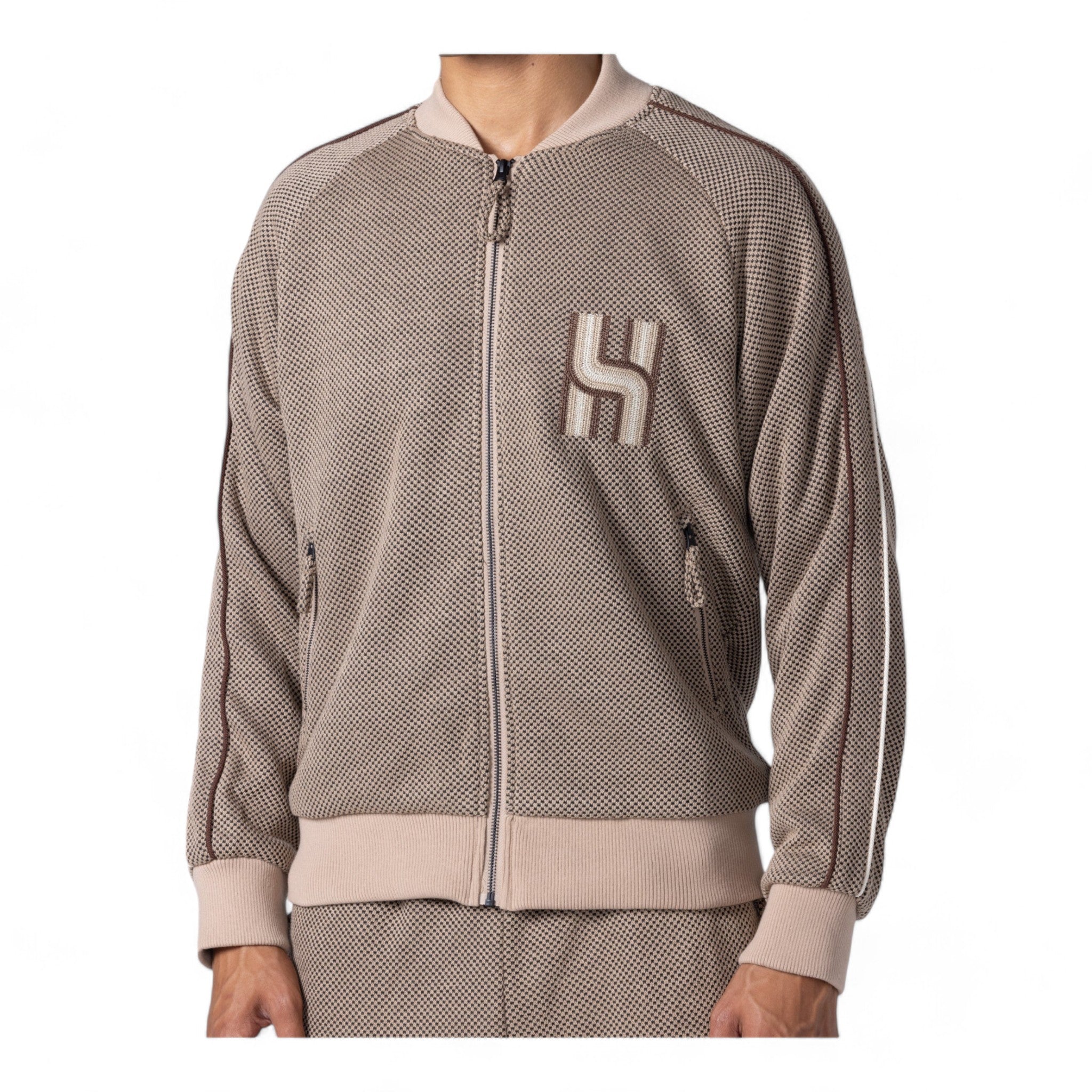 Honor The Gift Novelty Knit Track Jacket
