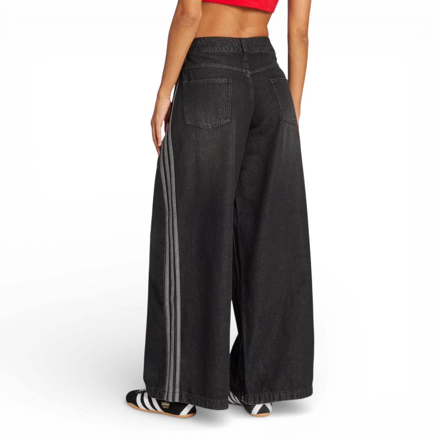 ADIDAS DENIM WIDE PANT
