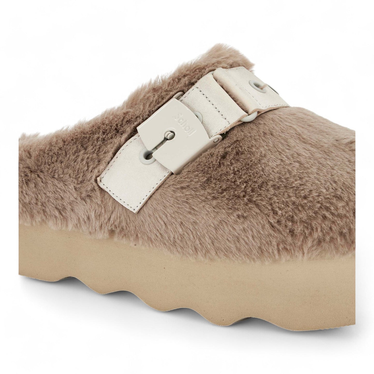 SCHOLL CLOGS TAUPE GRETA