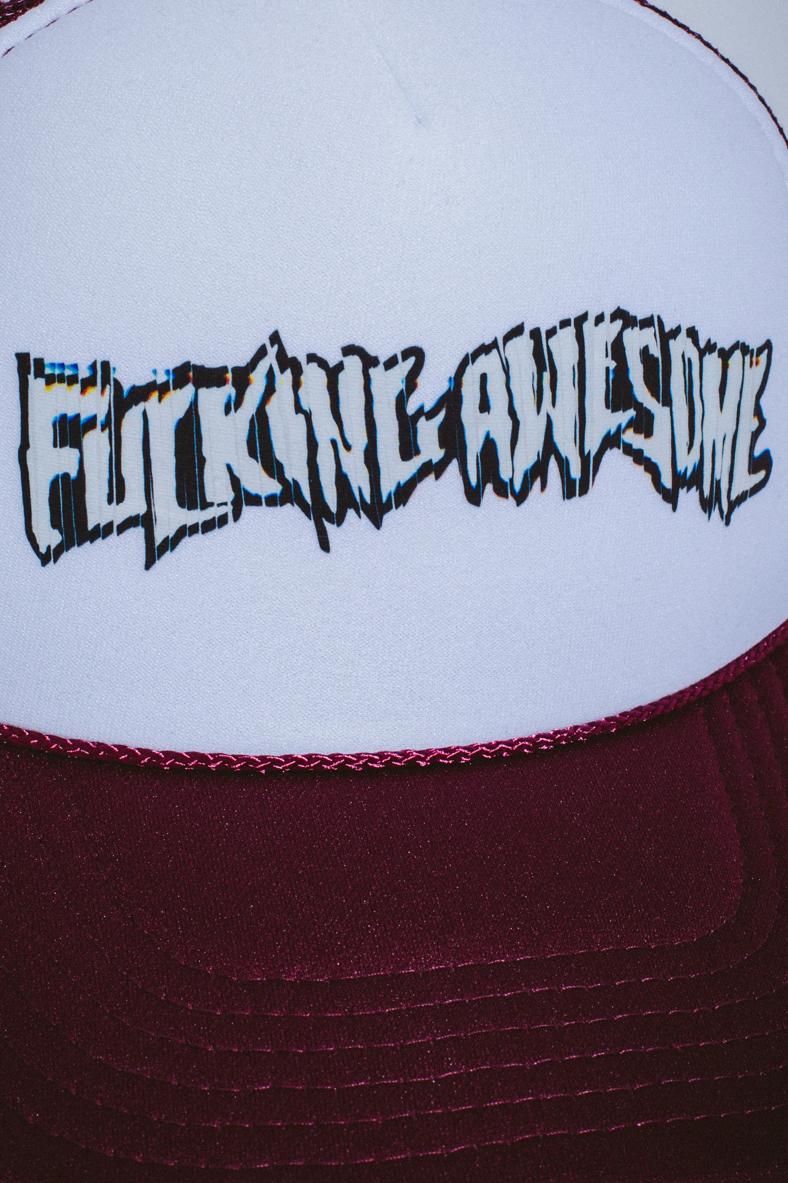 Fucking Awesome Scanner Warp Stamp Trucker Hat