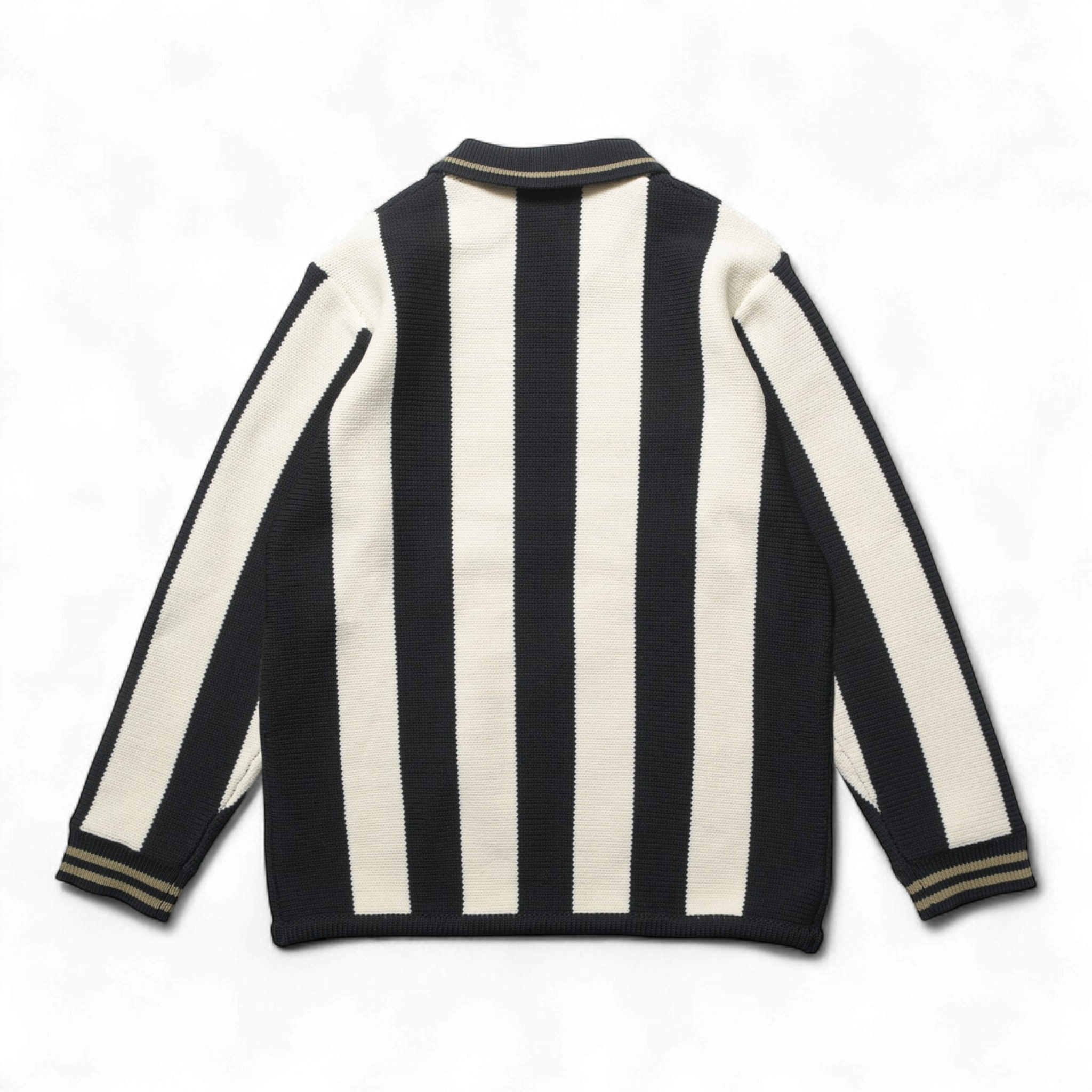 F.c Real Bristol Stripe Knit Shirt