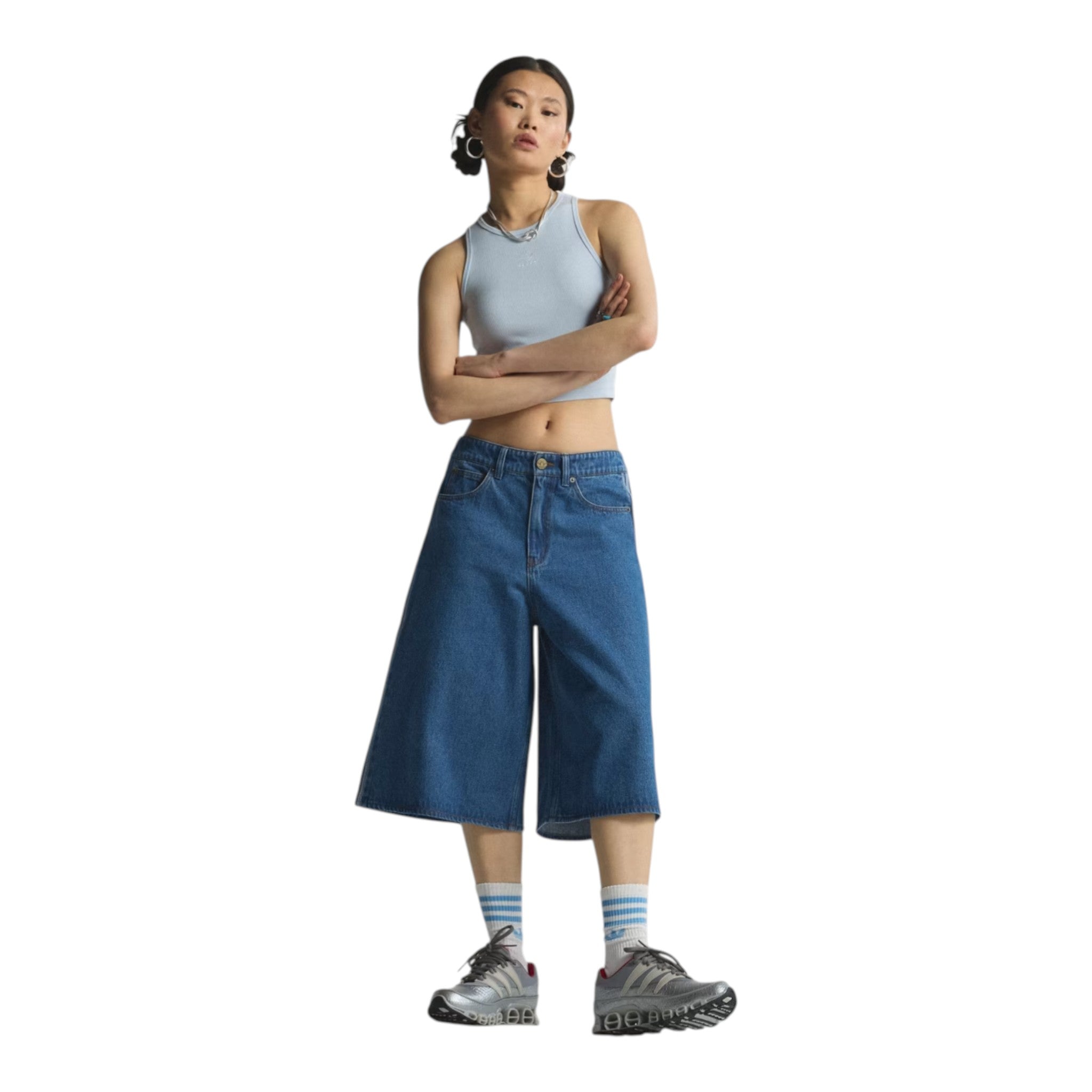 Adidas Firebird Jorts Denim