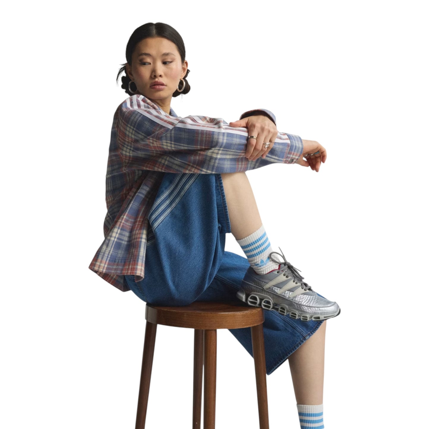 ADIDAS FIREBIRD JORTS DENIM