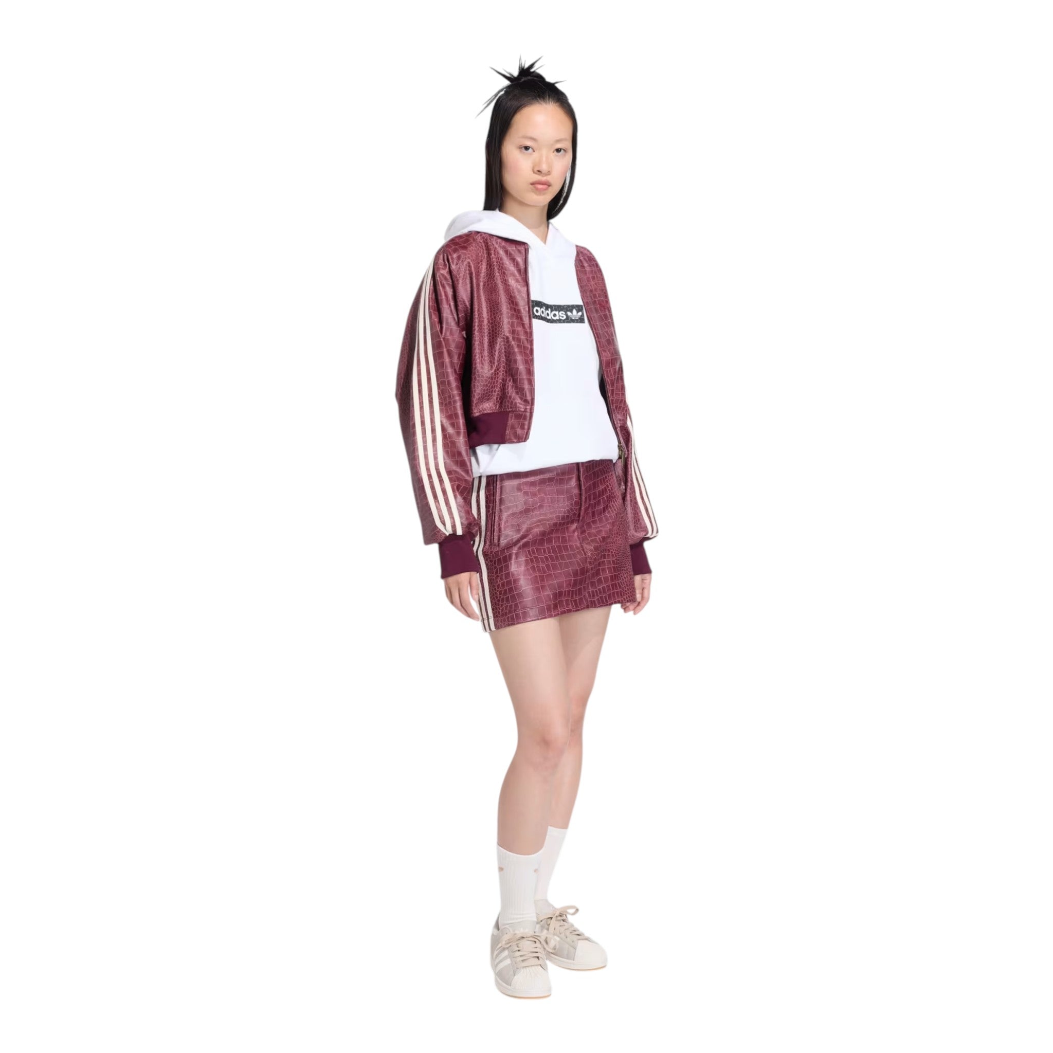 Adidas Pleather Mini Skirt