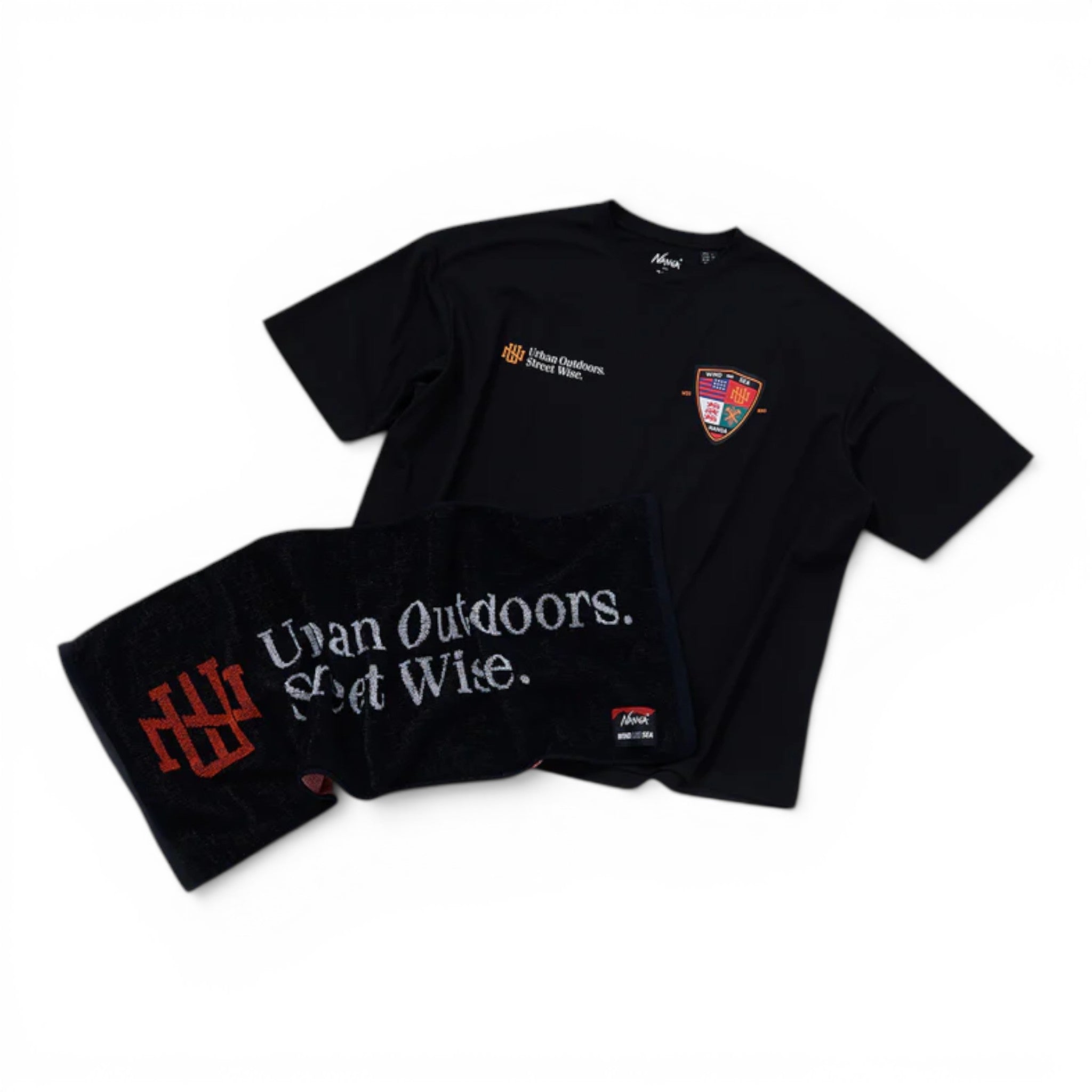 NANGA x WDS POWER DRY EMBLEM TEE