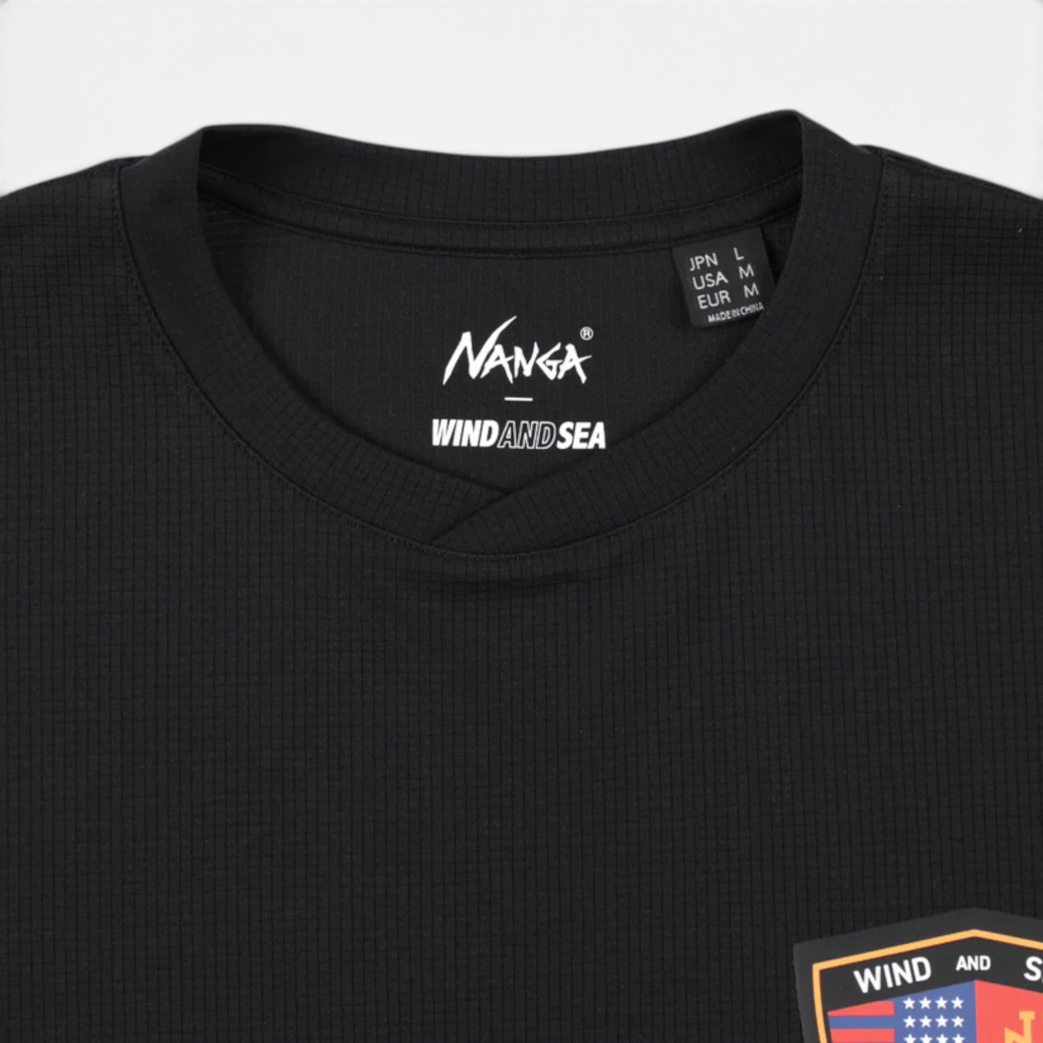 NANGA x WDS POWER DRY EMBLEM TEE