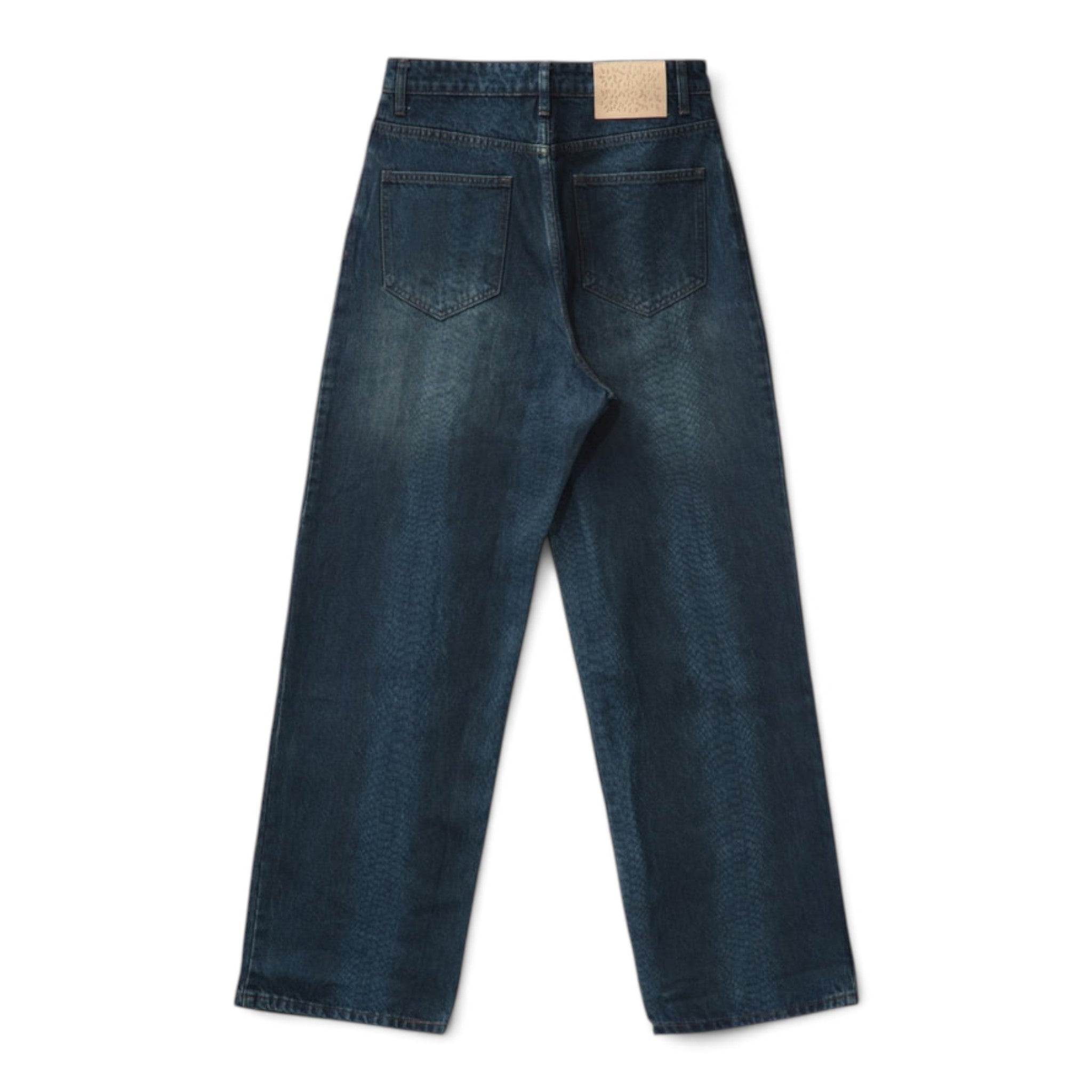 Basketcase Gallery Lax Baggy Denim Snakeskin
