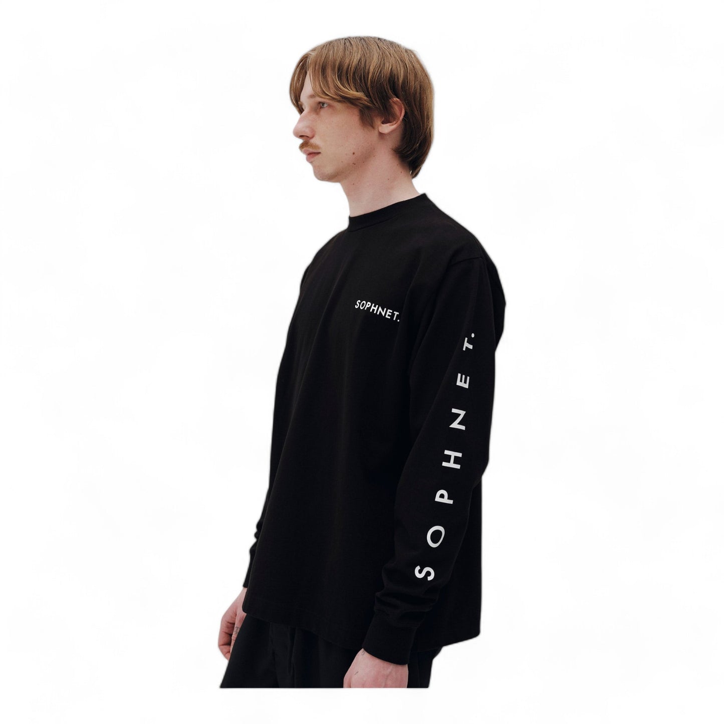 SOPHNET. SOPHNET. LOGO L/S WIDE TEE