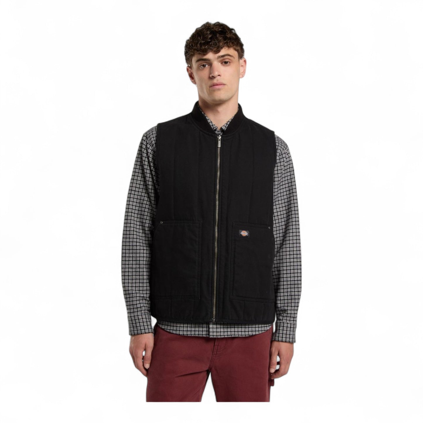 DICKIES QUILTED CANVAS VEST