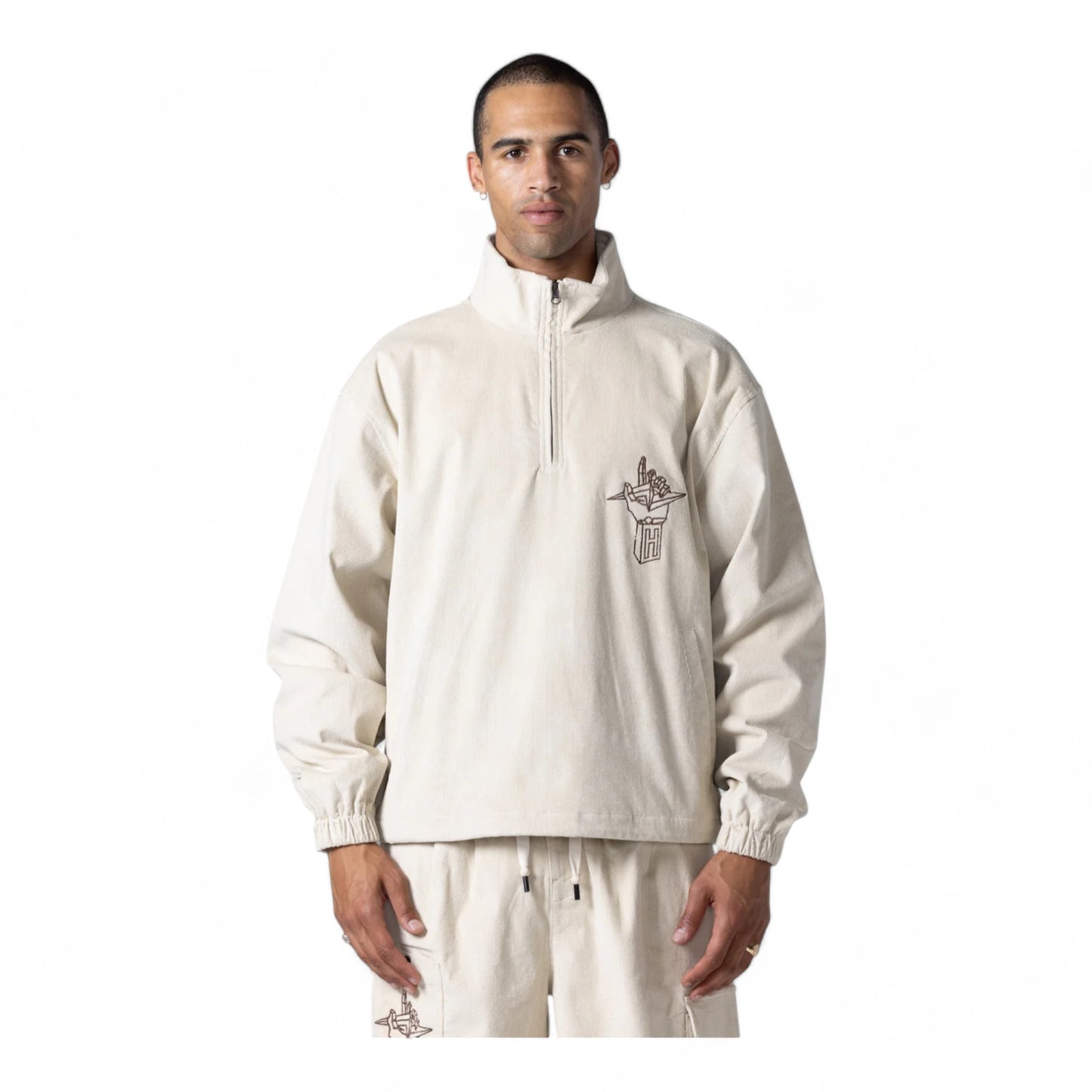 HONOR THE GIFT CORDUROY QTR ZIP ANORAK