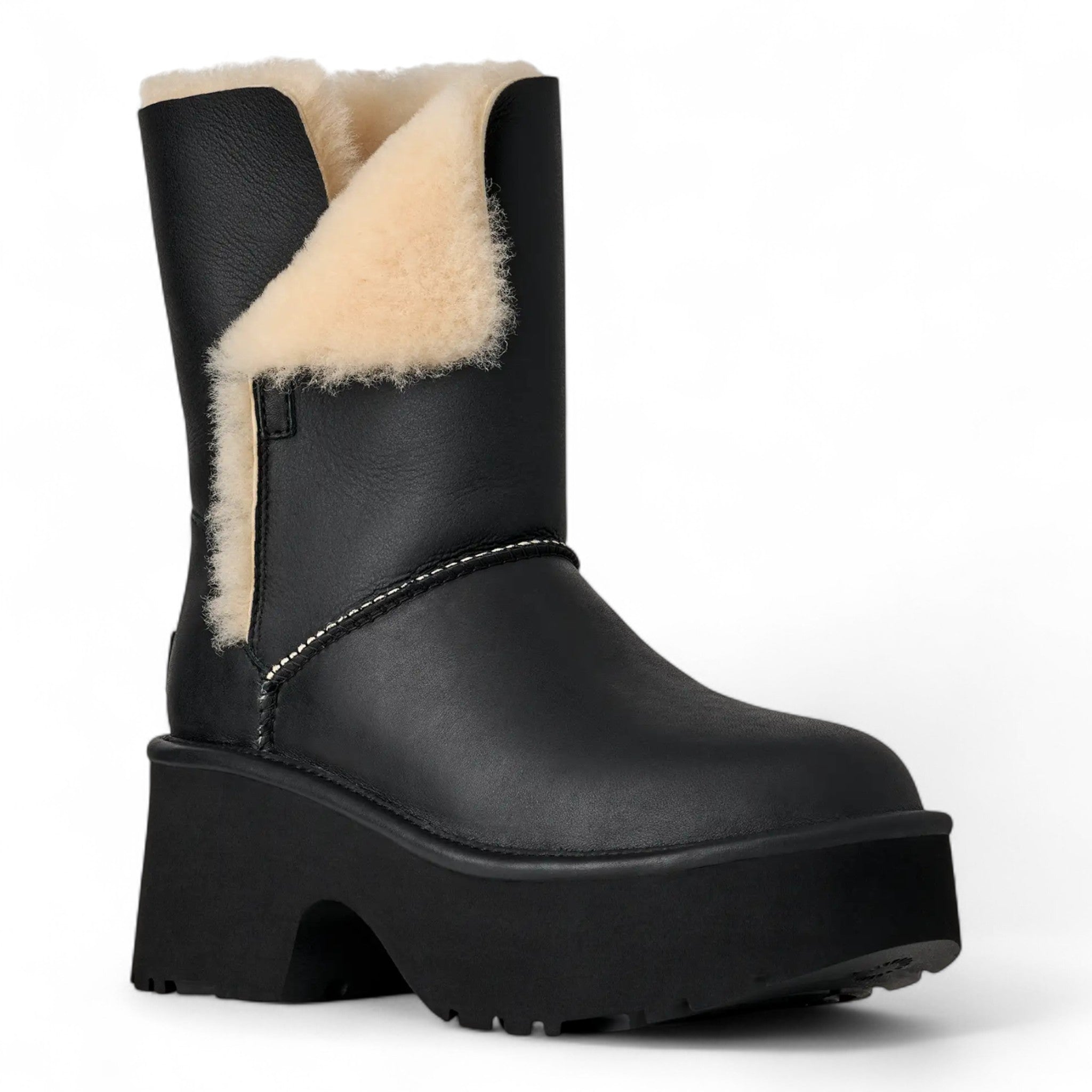 Womens Ugg Classic Esmee Leather Boot
