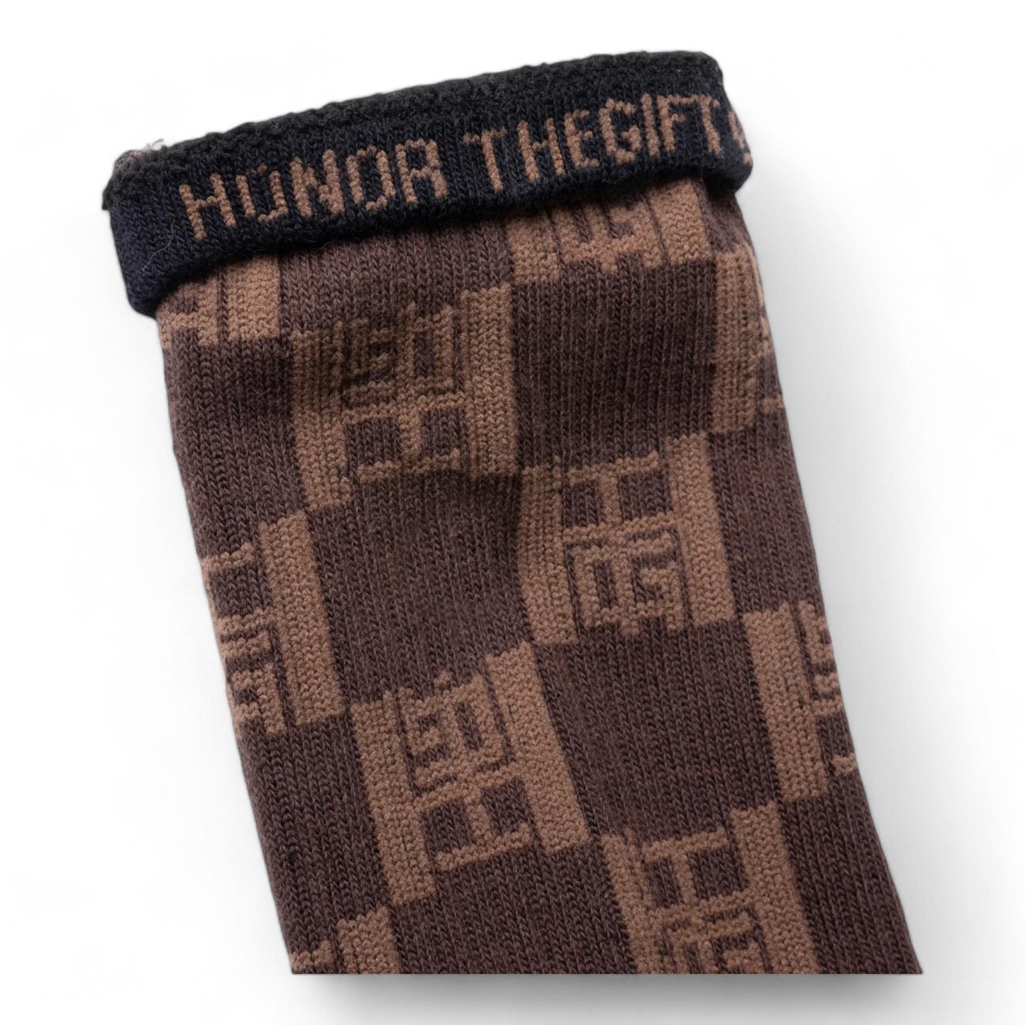 HONOR THE GIFT MONOGRAM RIBBED SOCK