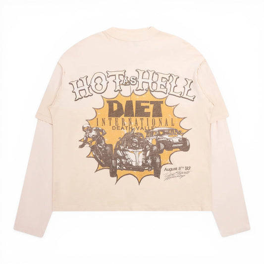 DIET STARTS MONDAY HOT AS HELL TEE