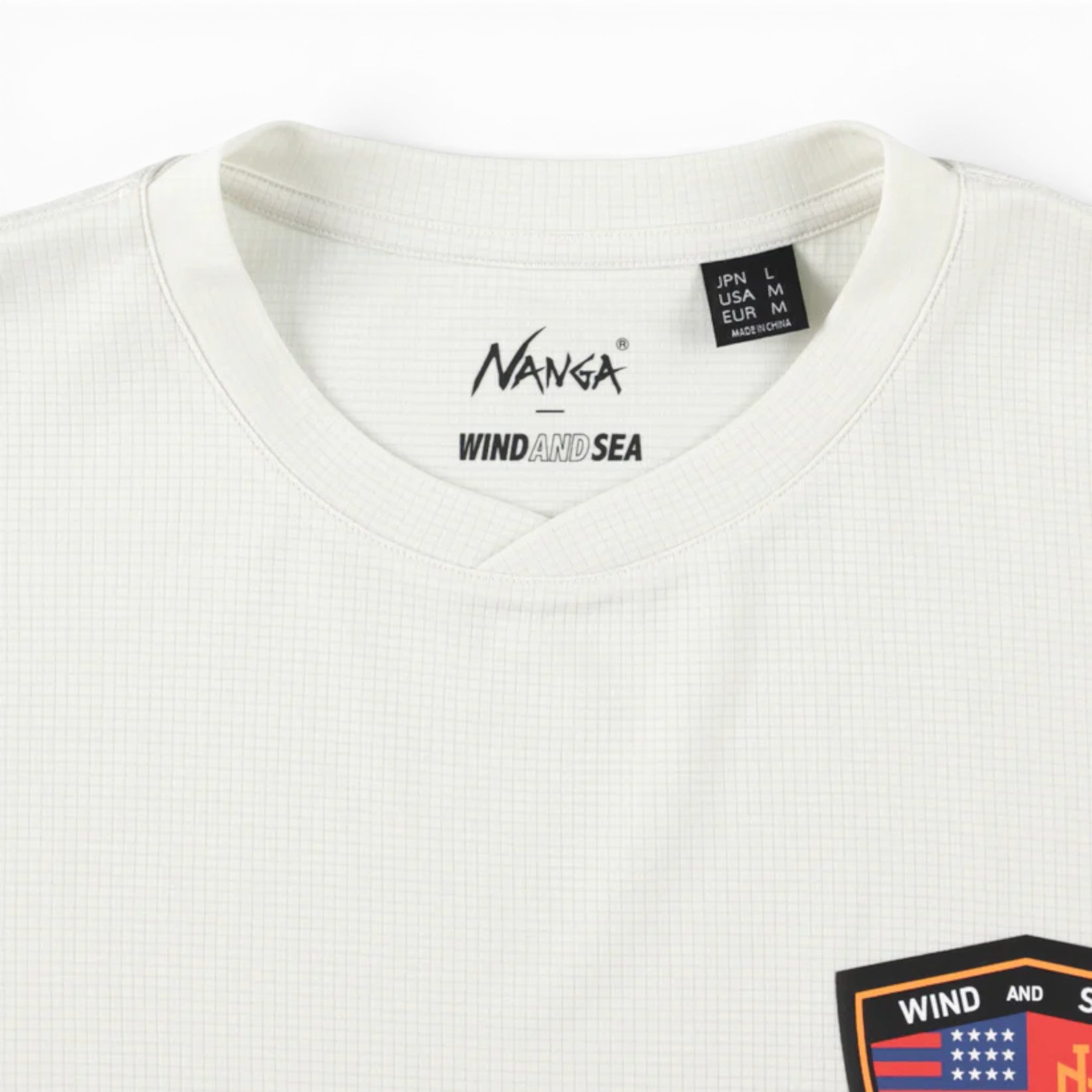 NANGA x WDS POWER DRY EMBLEM TEE