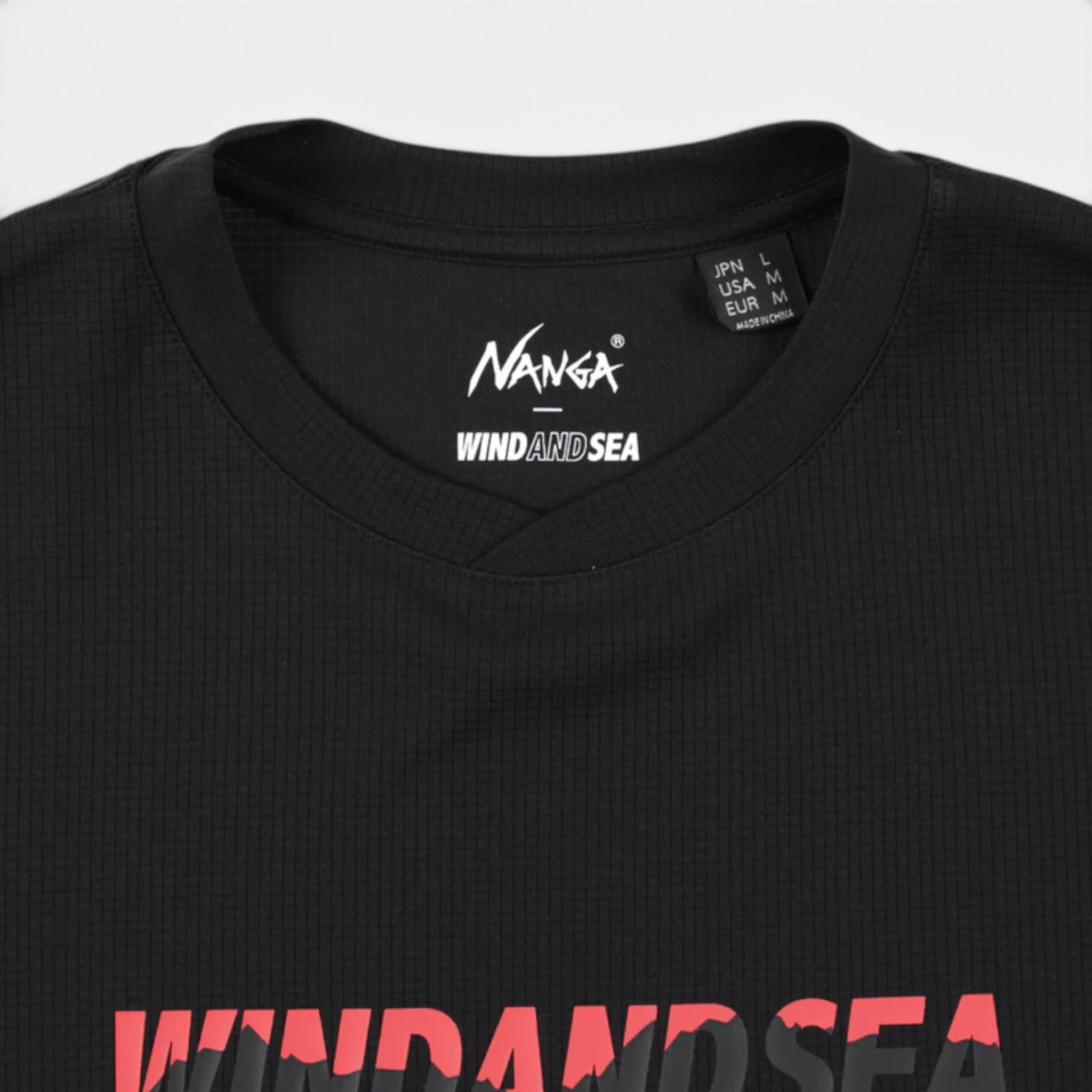 NANGA x WDS POWER DRY NW LOGO TEE