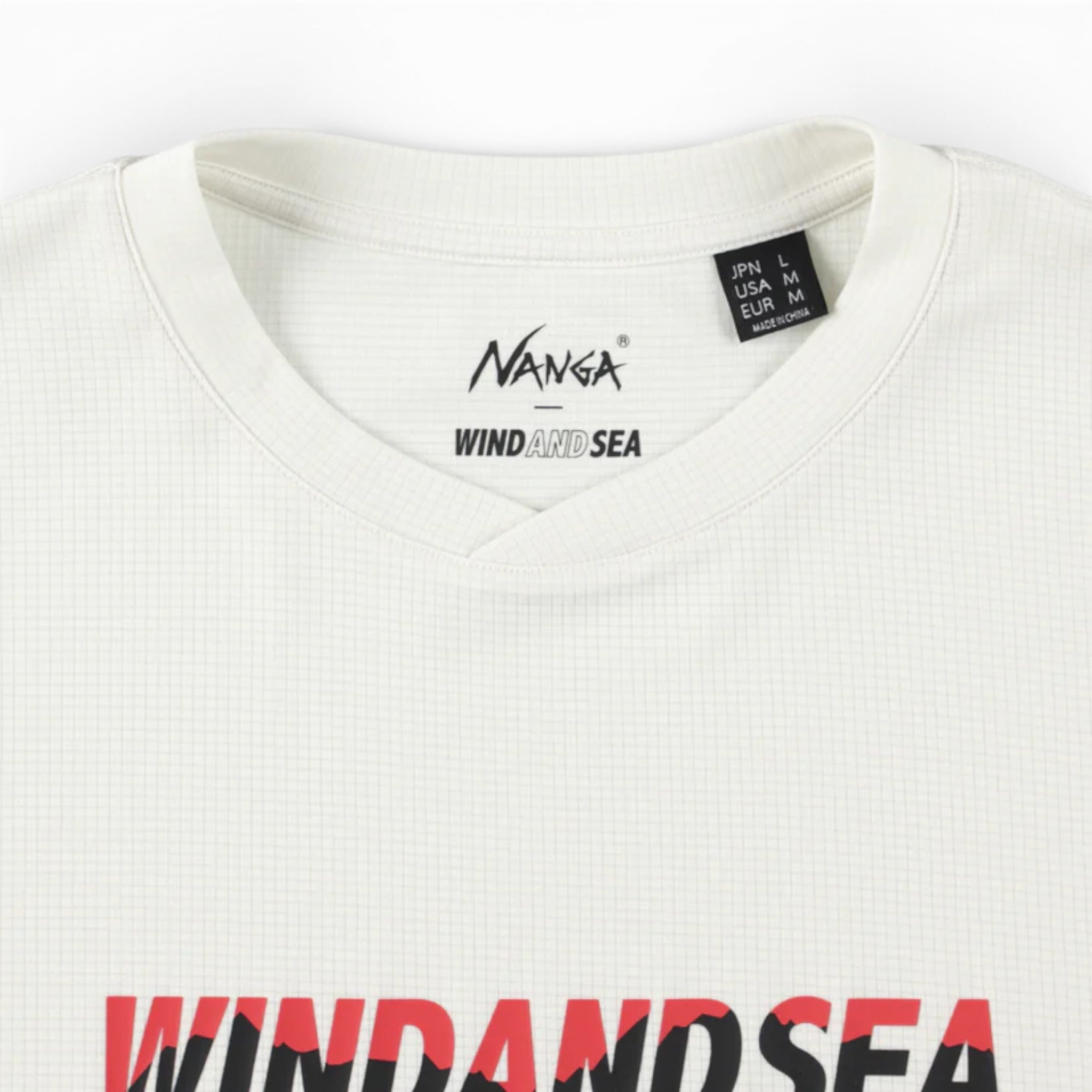NANGA x WDS POWER DRY NW LOGO TEE