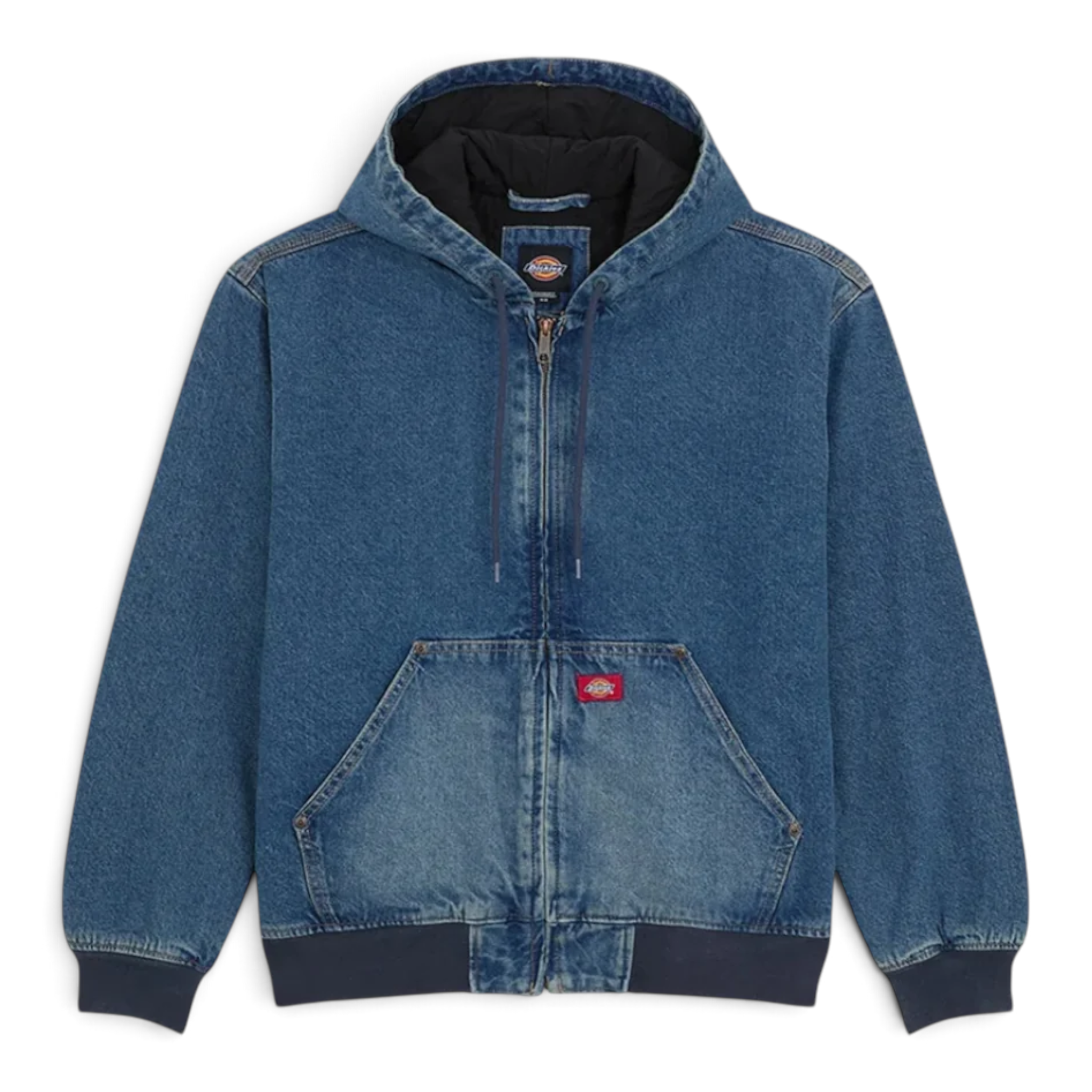 Dickies Hilham Lined Denim Hooded Bomber Jacket