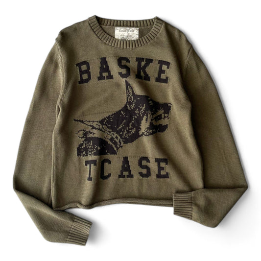 BASKETCASE GALLERY RAW COLLEGE KNIT SWEATER