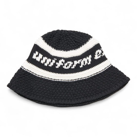 UNIFORM EXPERIMENT LOGO JACQUARD KNIT HAT