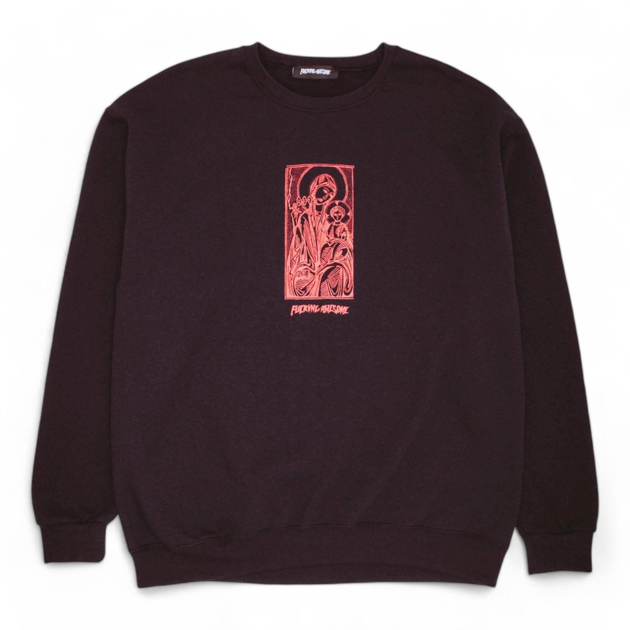 Fucking Awesome Hate The Pain Away Crewneck
