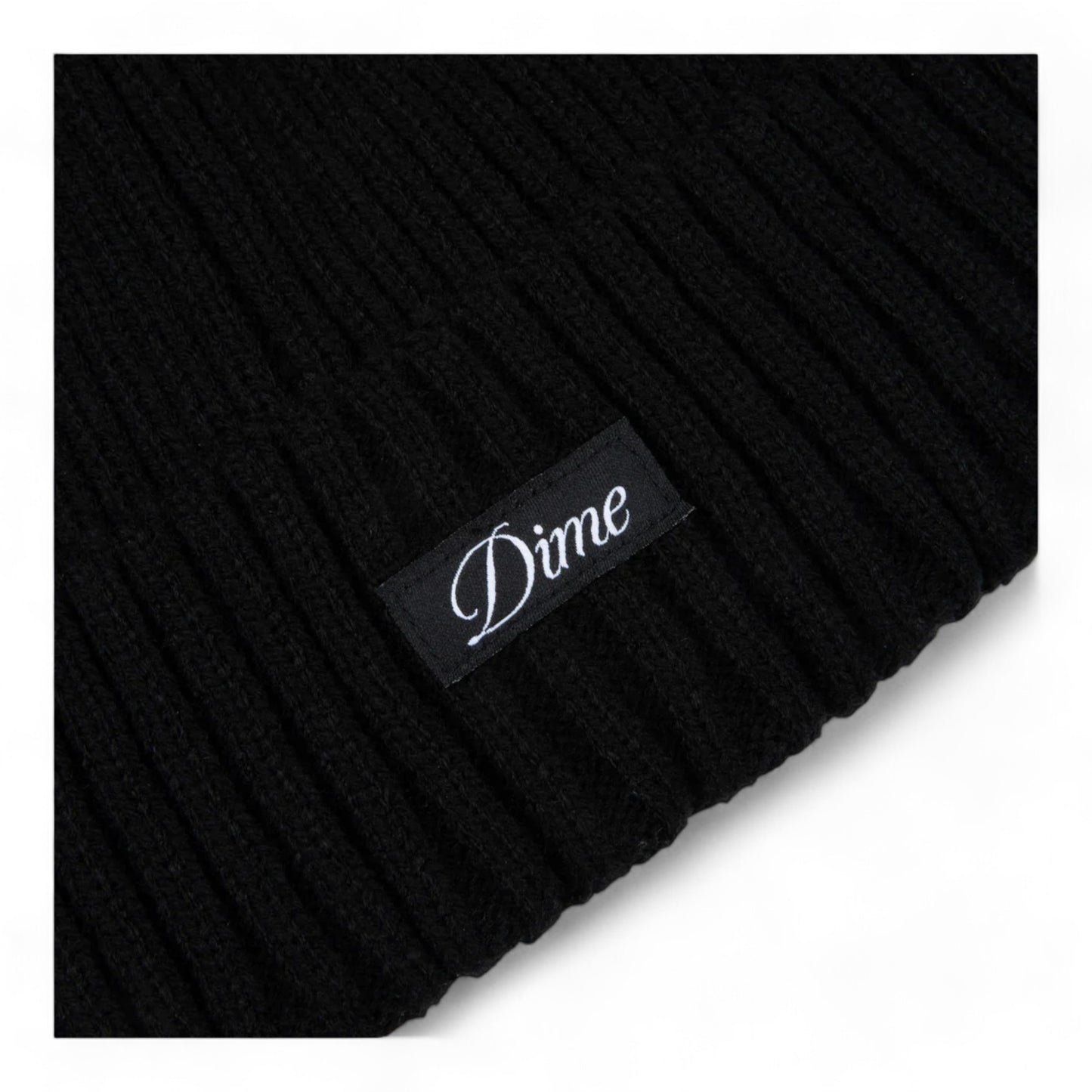 DIME CURSIVE FOLD BEANIE