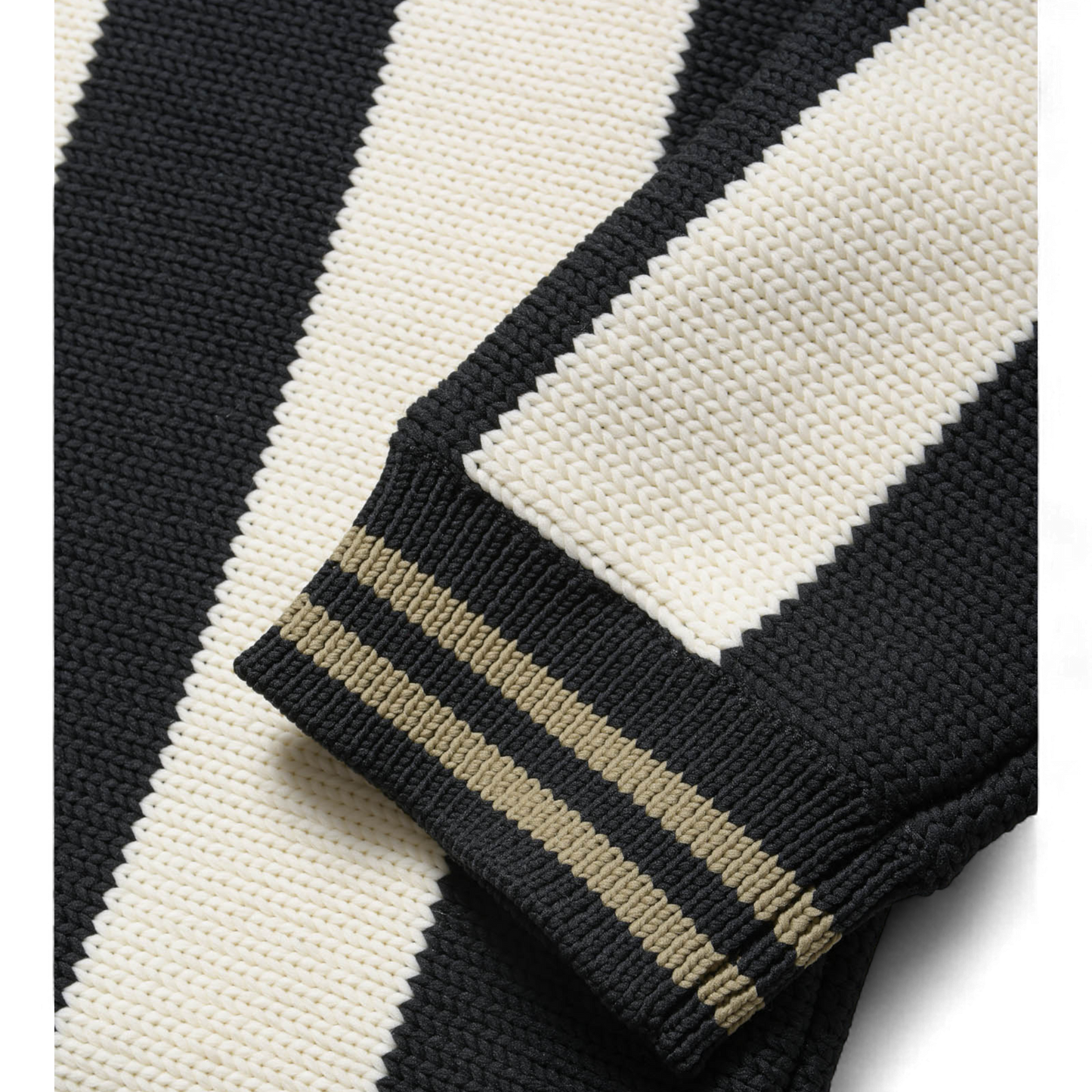 F.C REAL BRISTOL STRIPE KNIT SHIRT