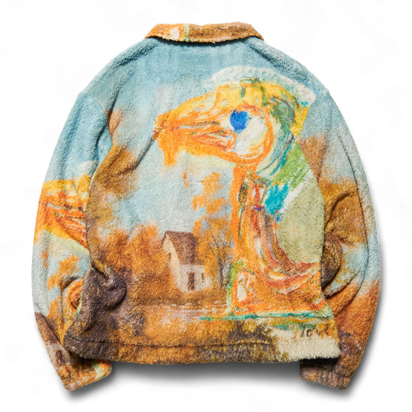 UNIFORM EXPERIMENT ASGER JORN: PAINTING FLEECE BLOUSON