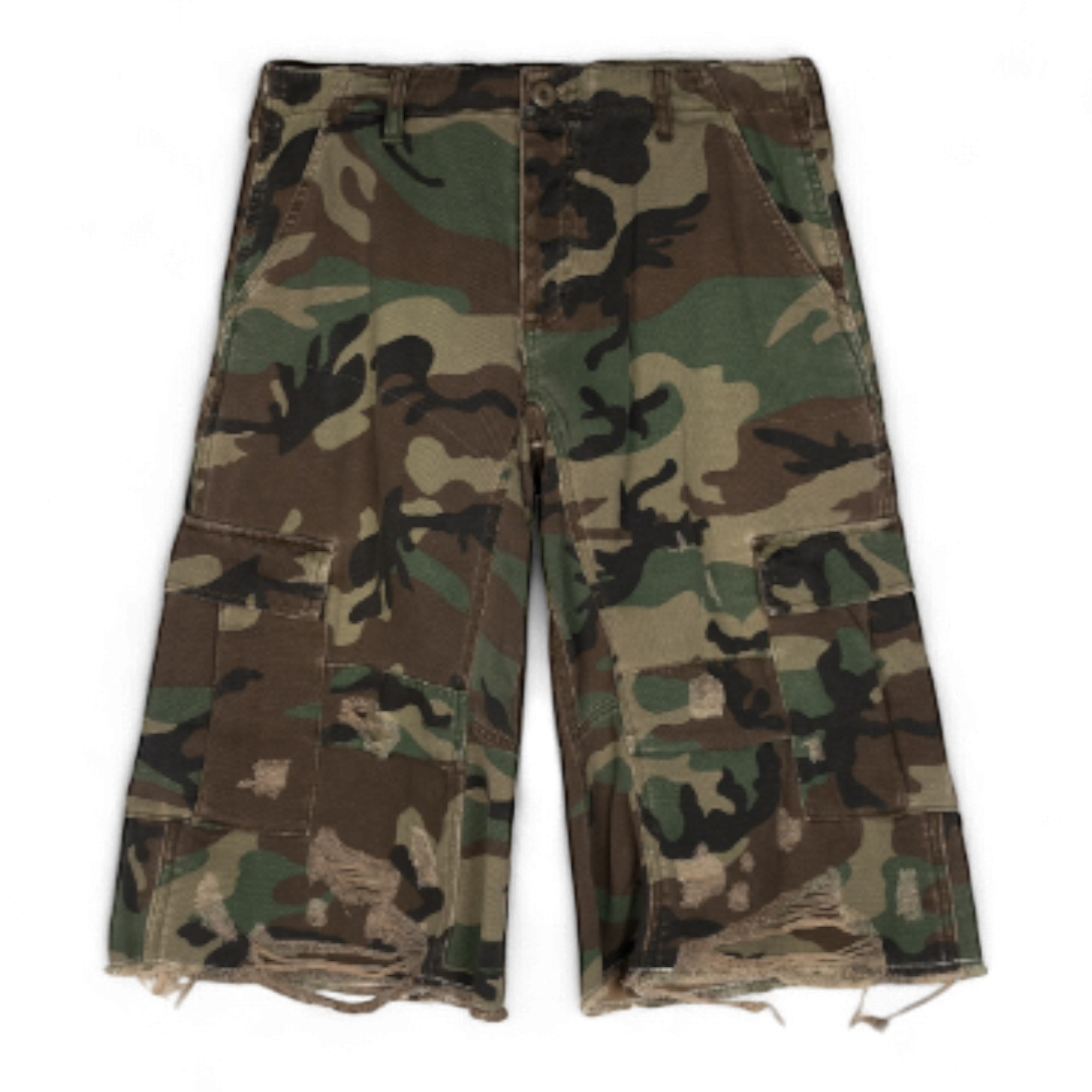 Basketcase Gallery Tracker Camo Shorts