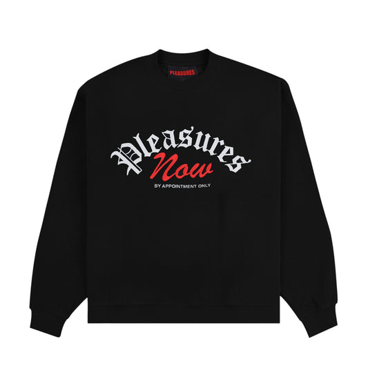 PLEASURES APPOINTMENT FLEECE CREWNECK