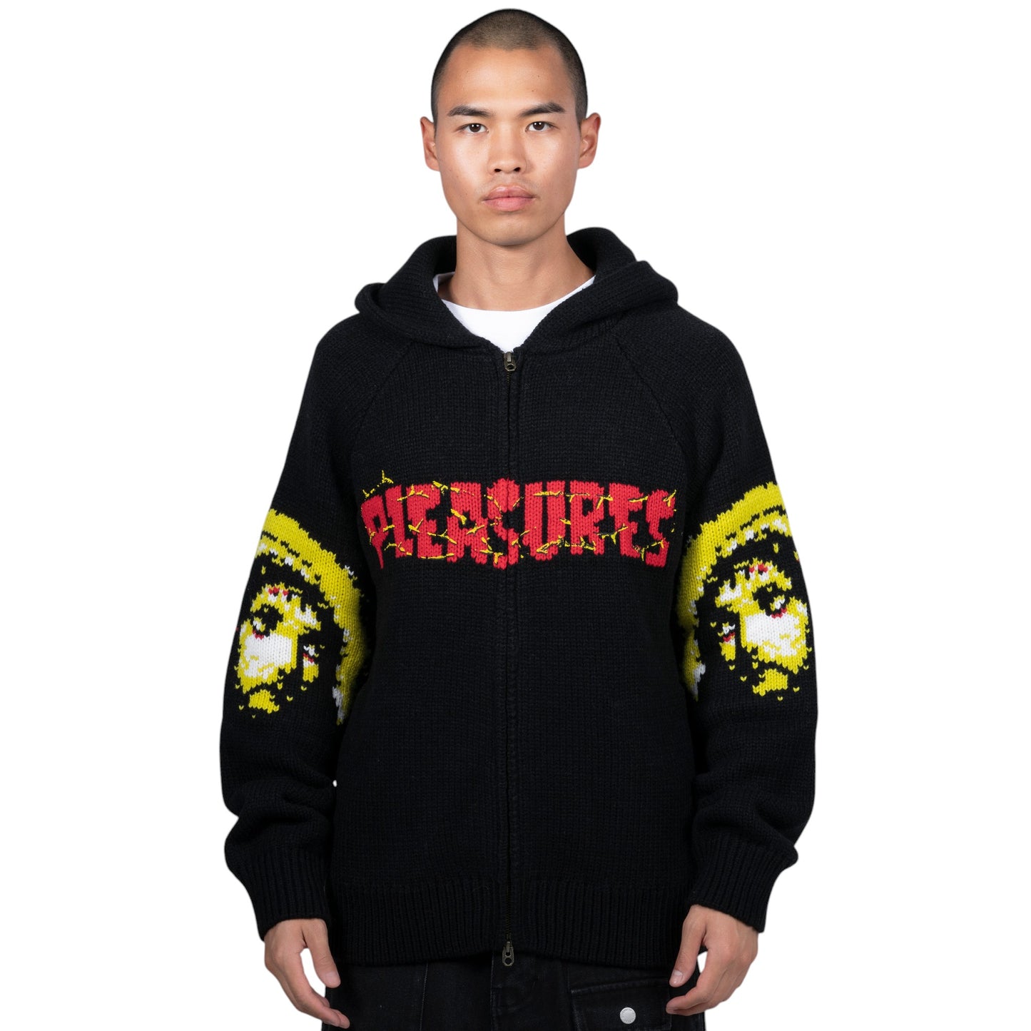 PLEASURES CHOSEN KNITTED HOODIE