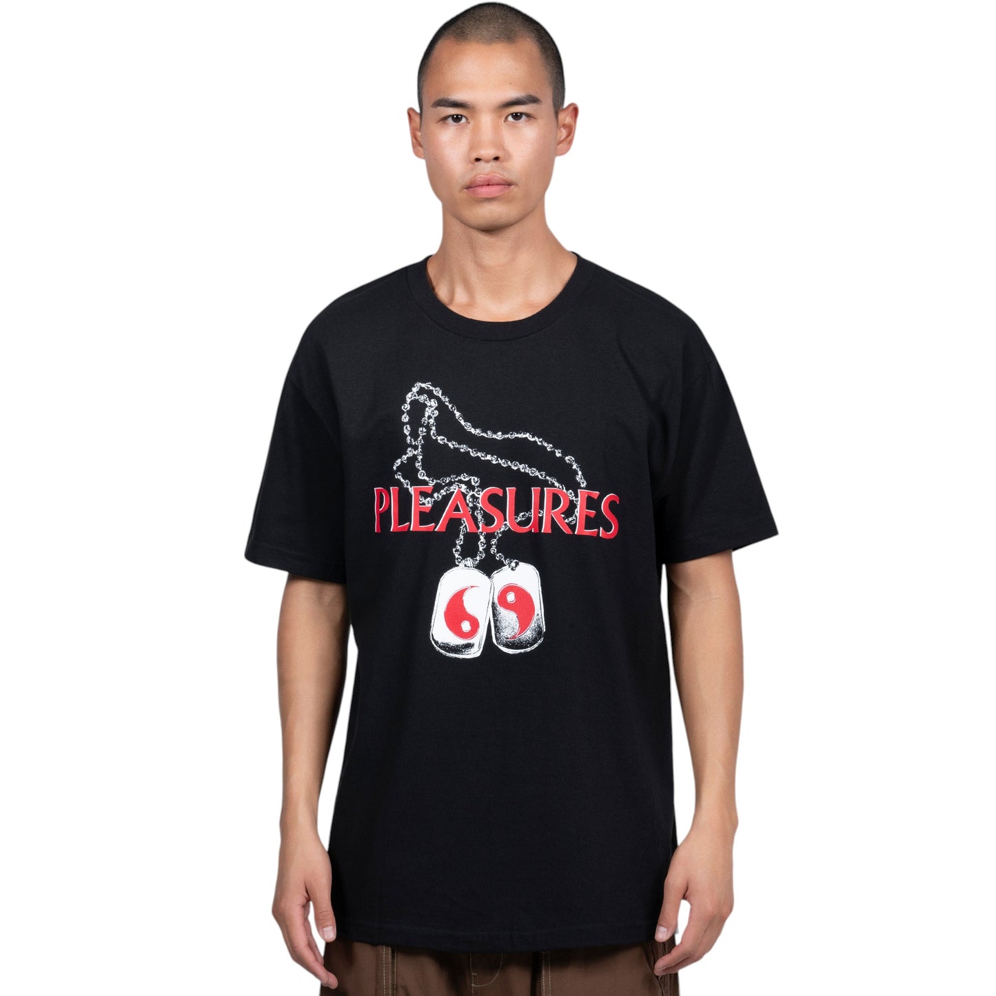 PLEASURES DOG TAGS T-SHIRT