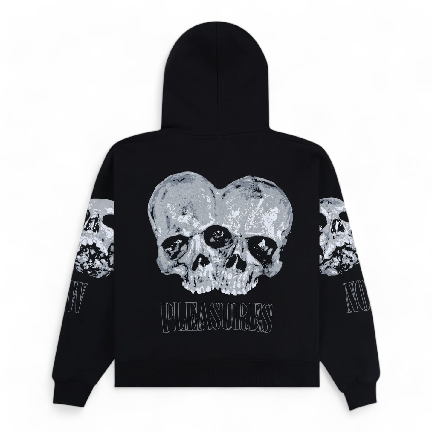 PLEASURES DOUBLE SKULL HOODIE