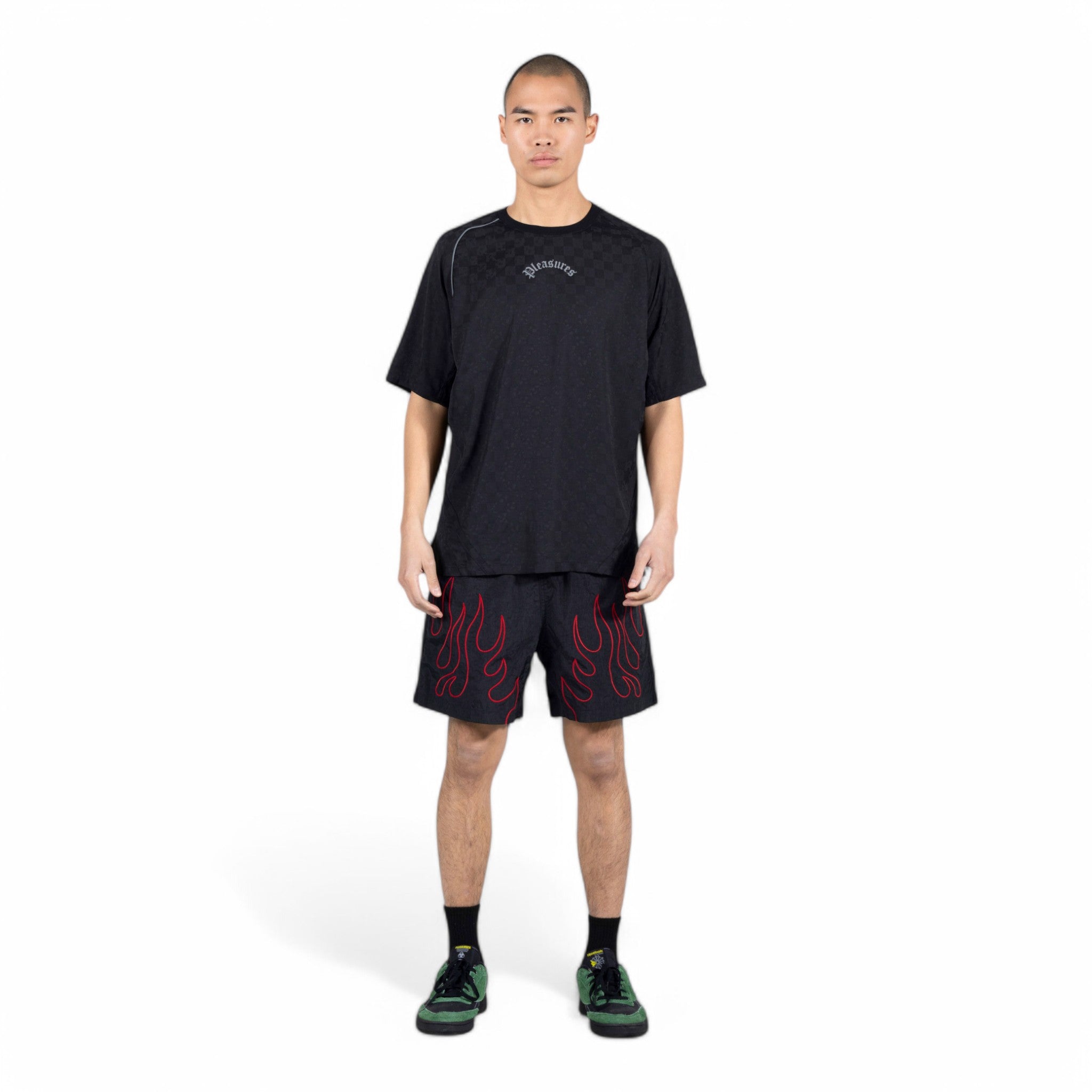 Pleasures Fiery Running Shorts