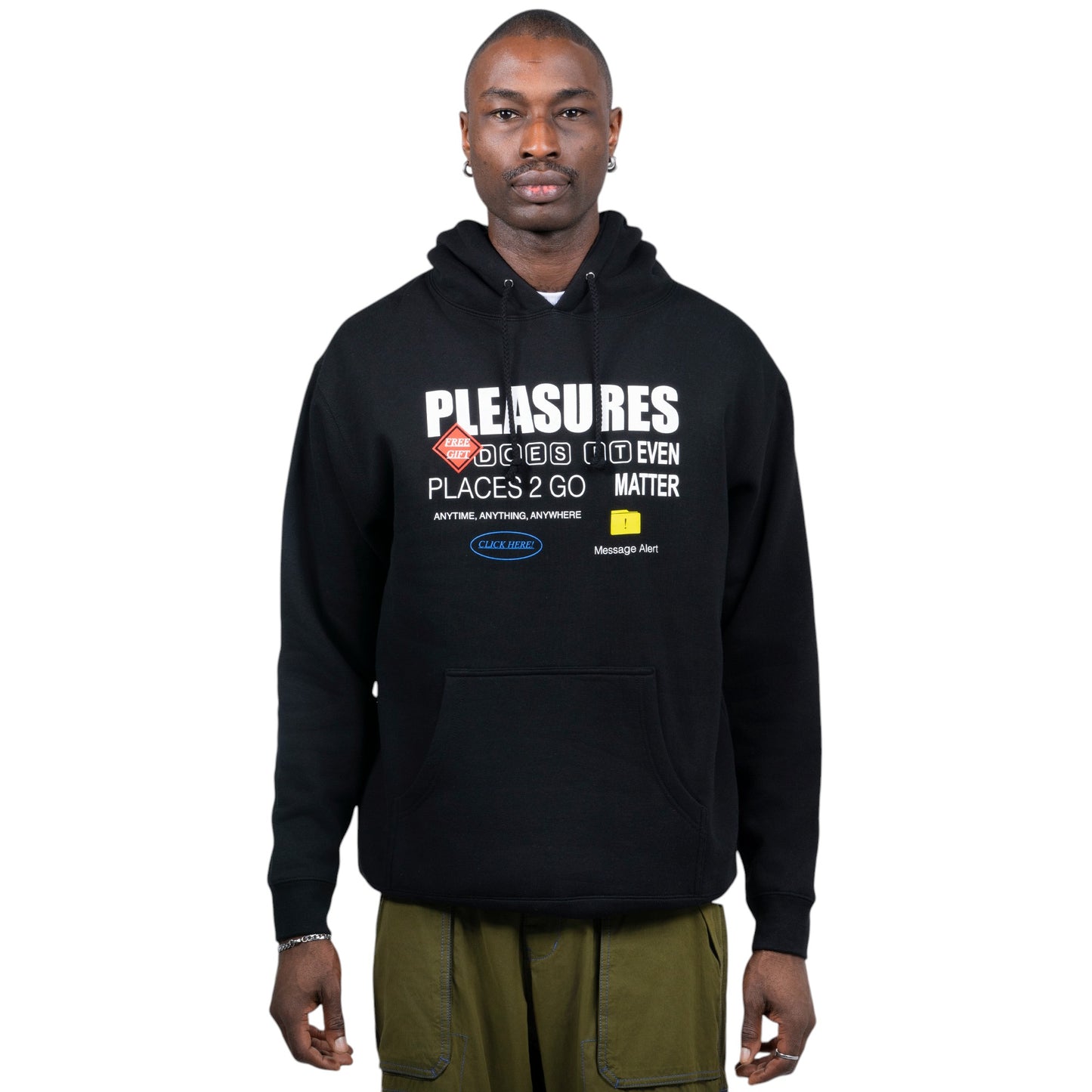 PLEASURES GRASS FED HOODIE