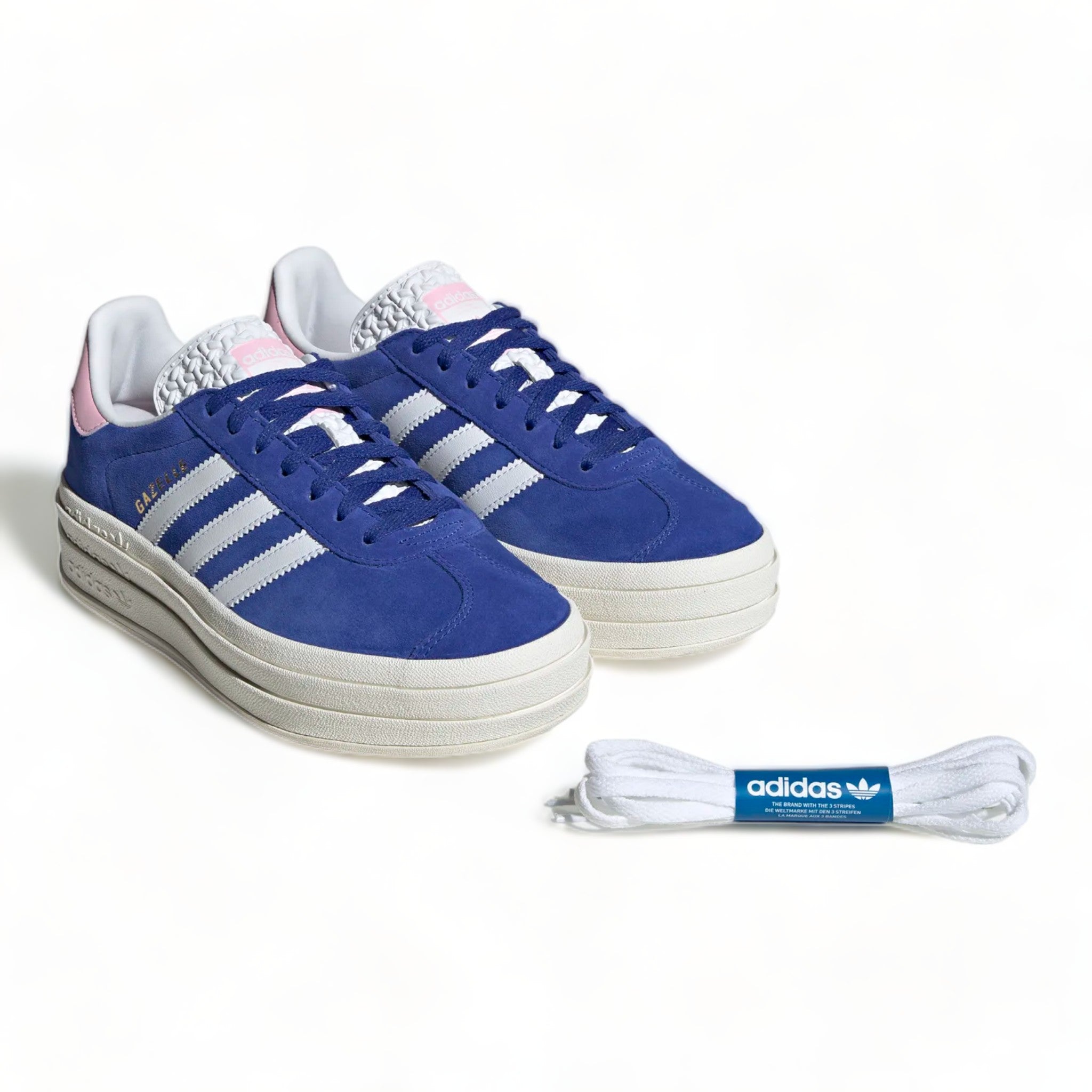Wmns Adidas Gazelle Bold 'Lucid Blue Pink'