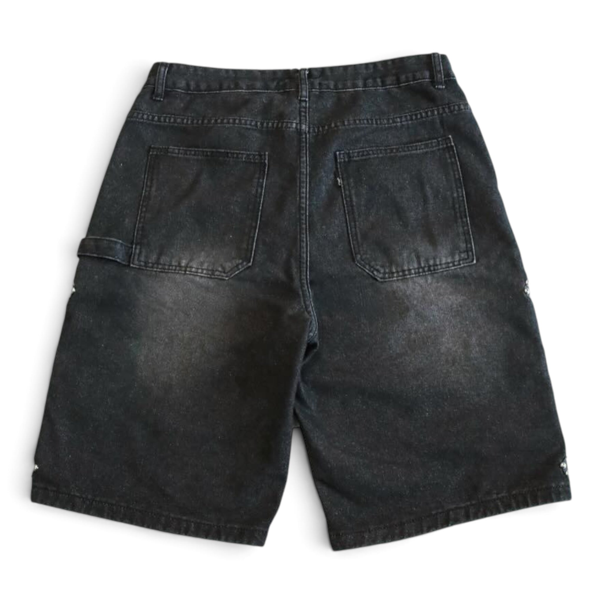 Sabotage Studded Bones Jorts