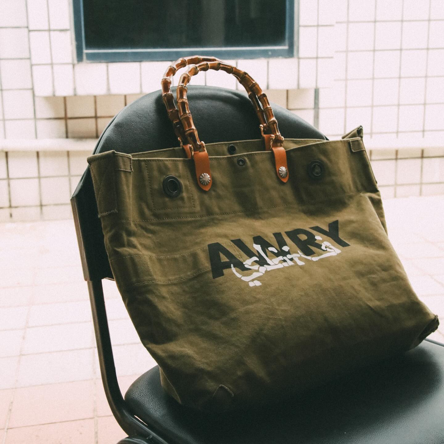 Sabotage AWRY Upcycled Military Tote