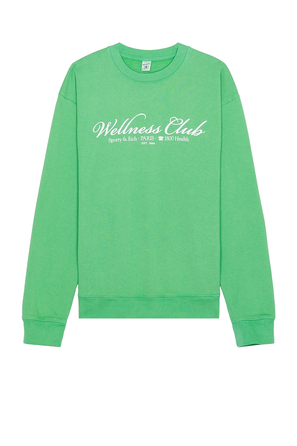 Sporty & Rich cotton sweatshirt 1800 Health Crewneck
