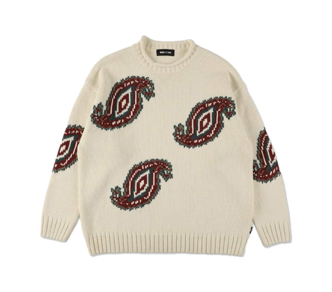 Wind And Sea Paisley Sweater Knit