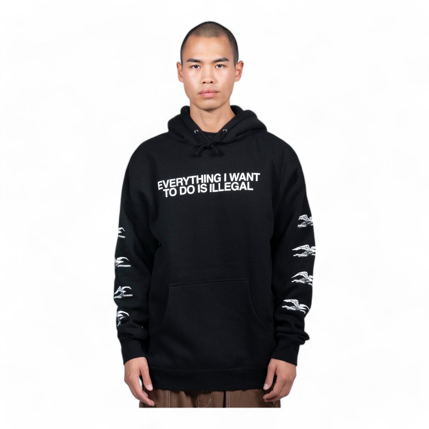 PLEASURES ILLEGAL HOODIE