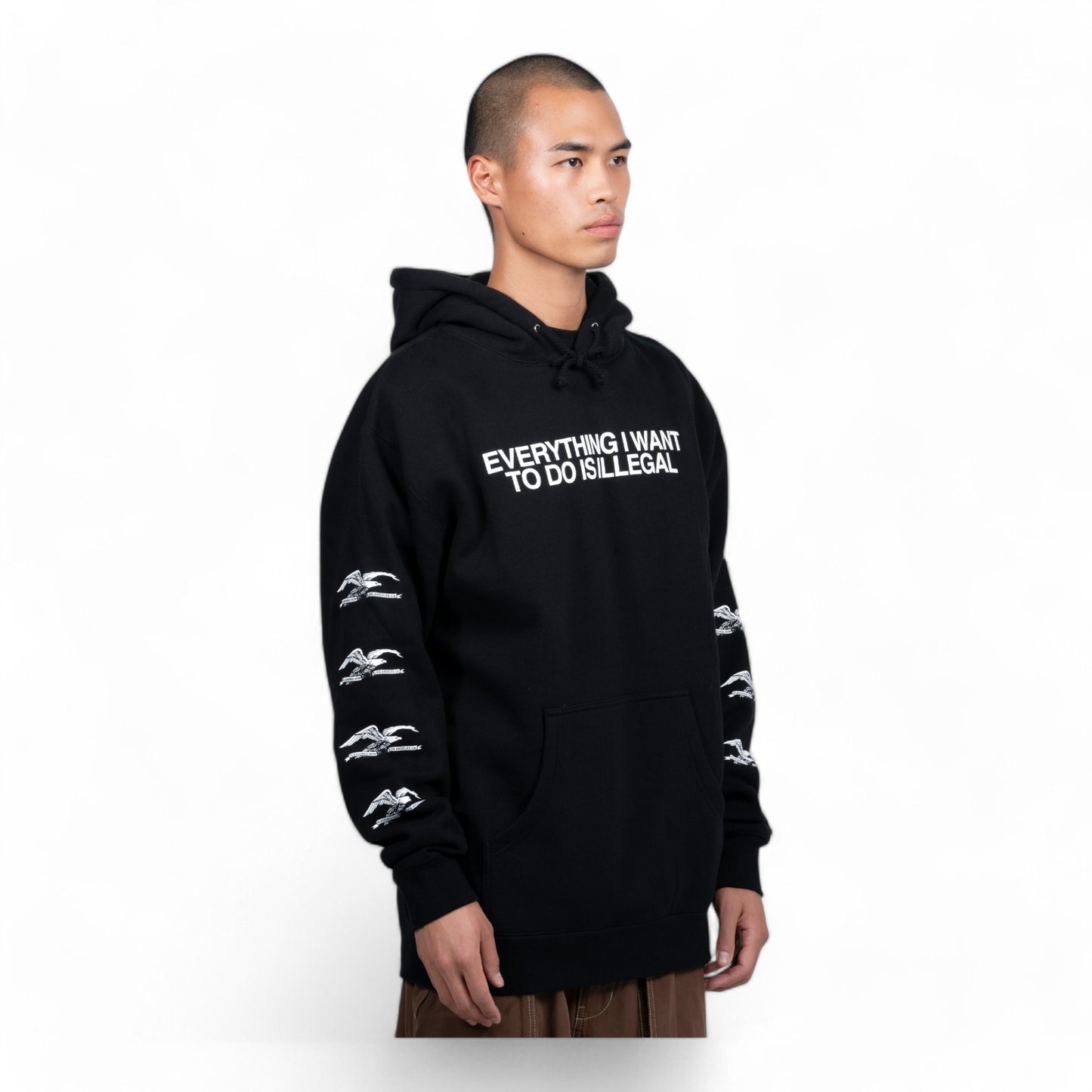 PLEASURES ILLEGAL HOODIE