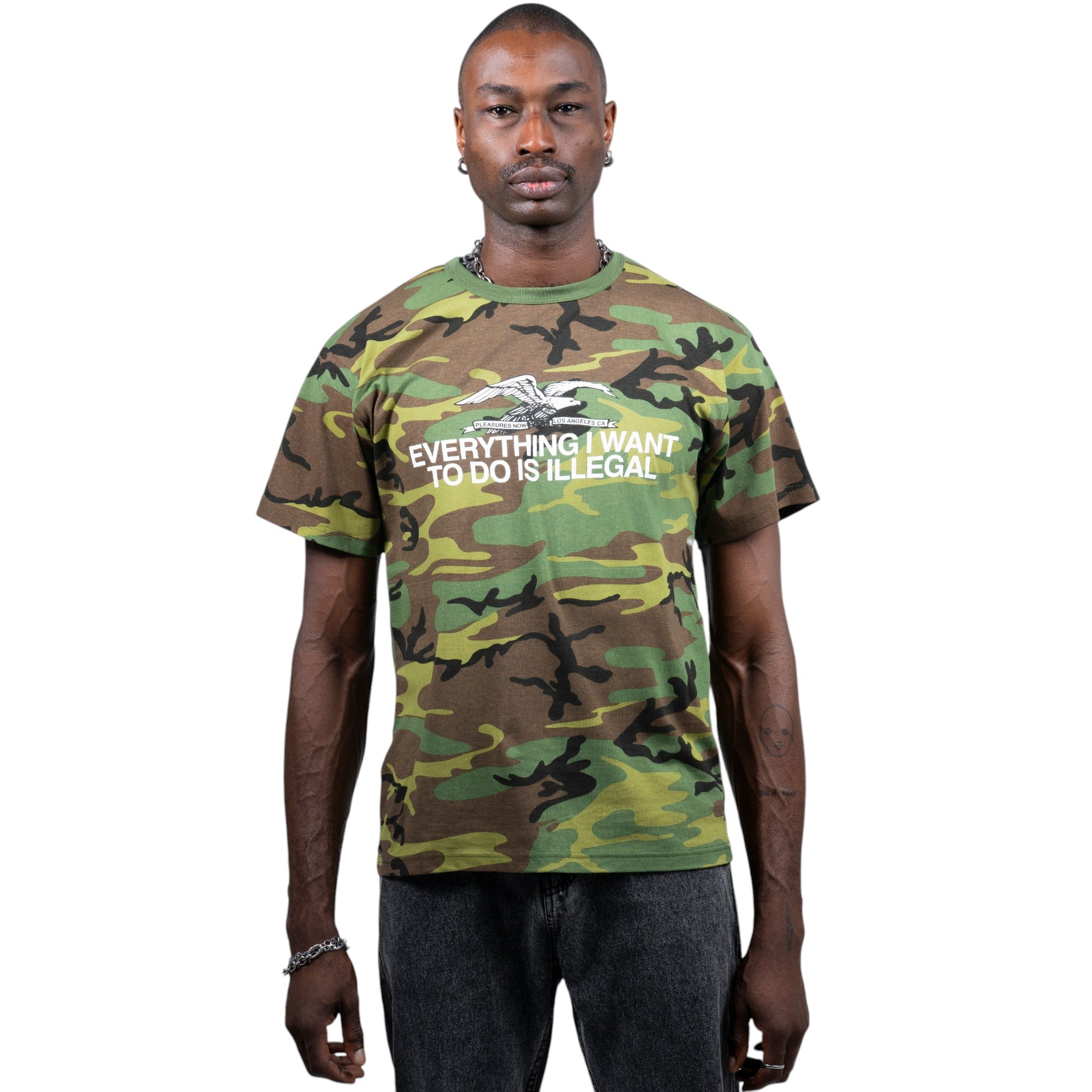 Pleasures Illegal T-shirt