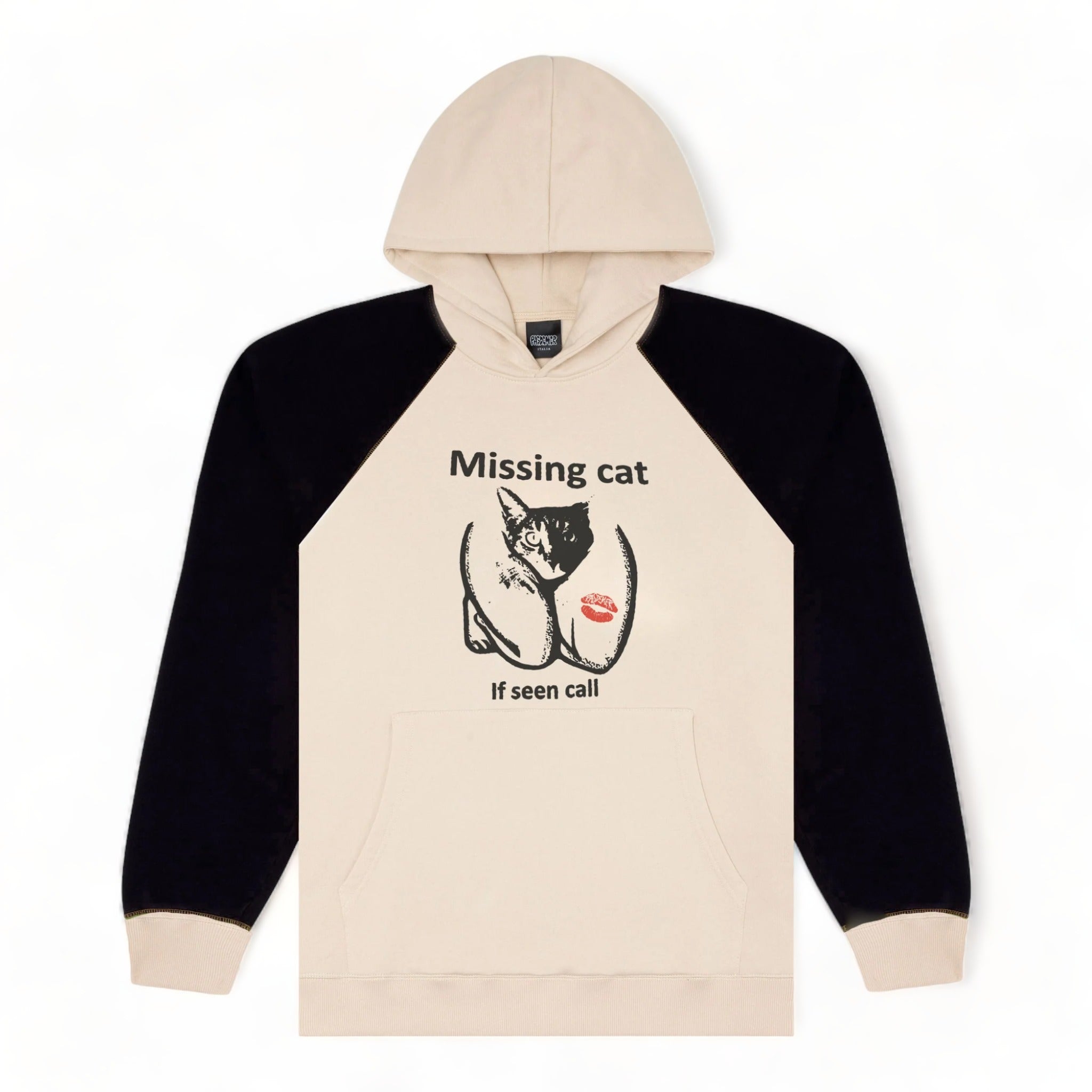 Pas De Mer Missing Cat Hoody