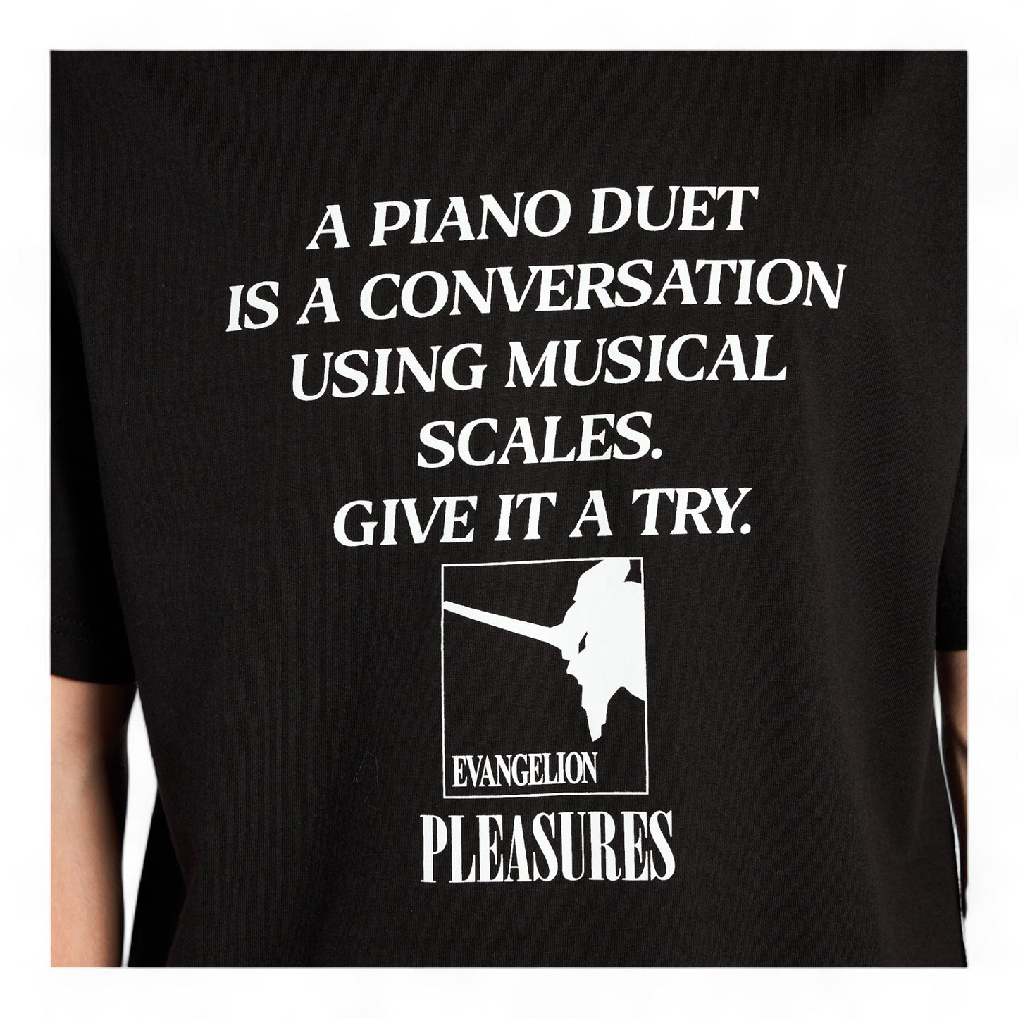 PLEASURES EVANGELION PIANO T-SHIRT