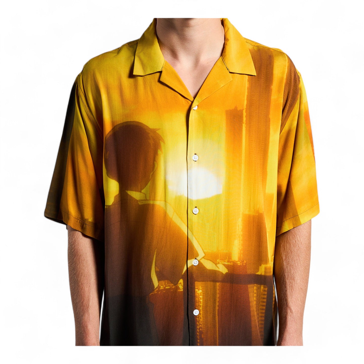 PLEASURES EVANGELION TOKYO-3 BUTTON DOWN