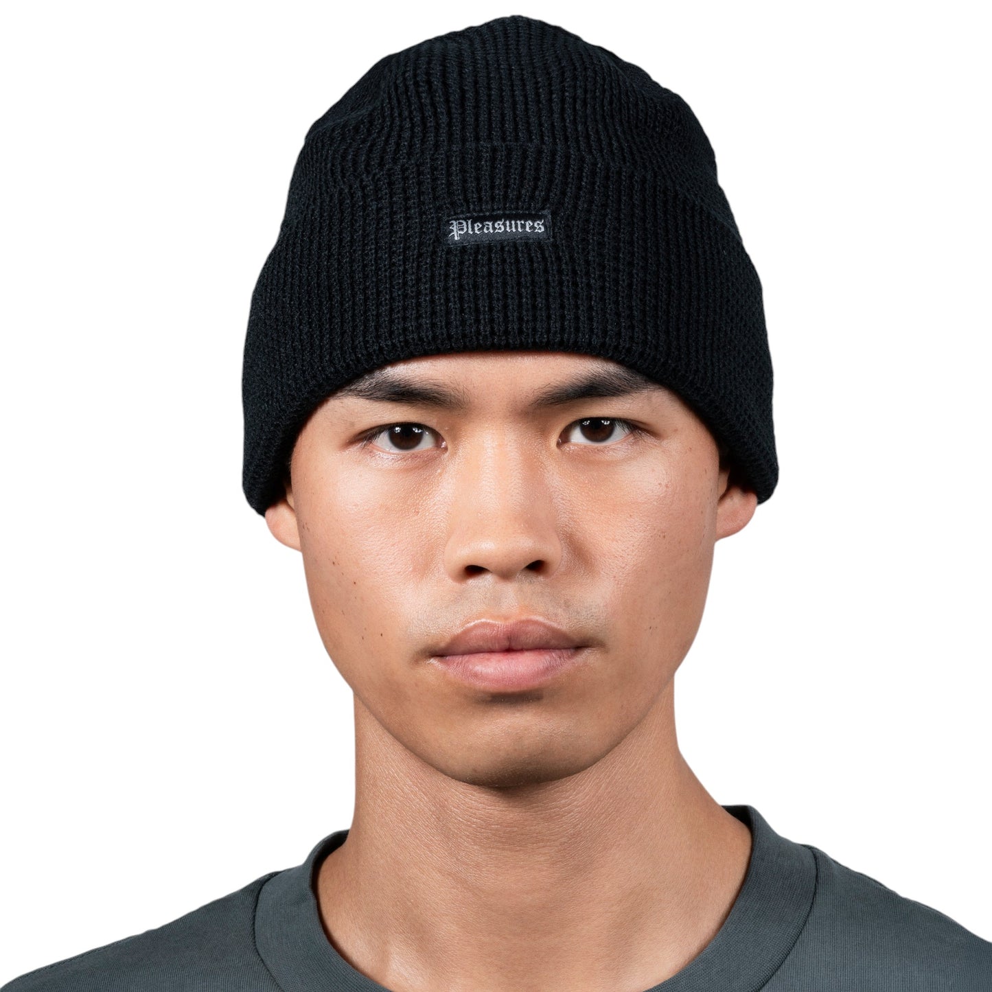 PLEASURES OLD E WAFFLE BEANIE